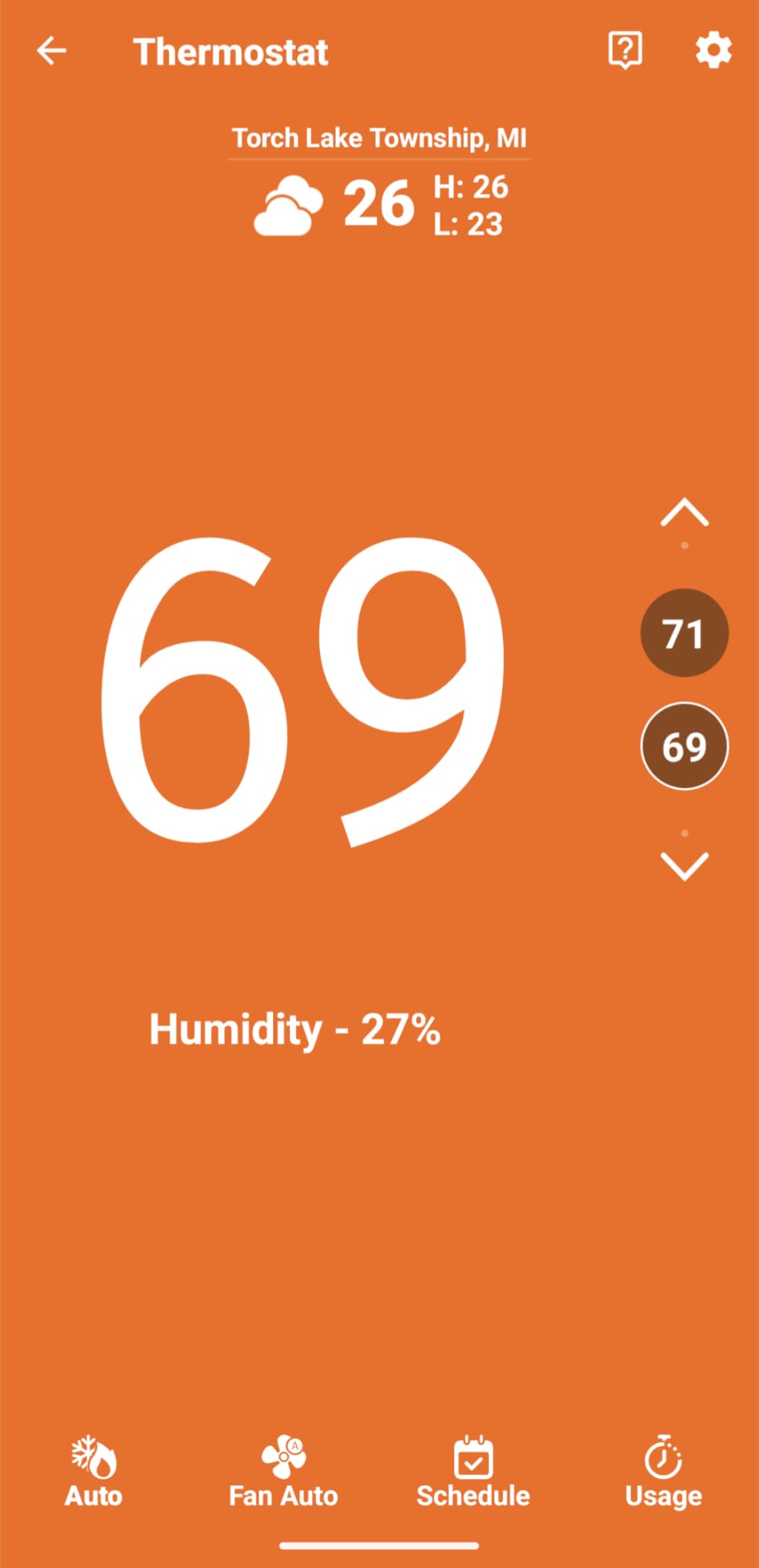 Sensi Lite Smart Thermostat ST25 Customer Review Sensi Lite Smart Thermostat ST25 - Customer Photo 1