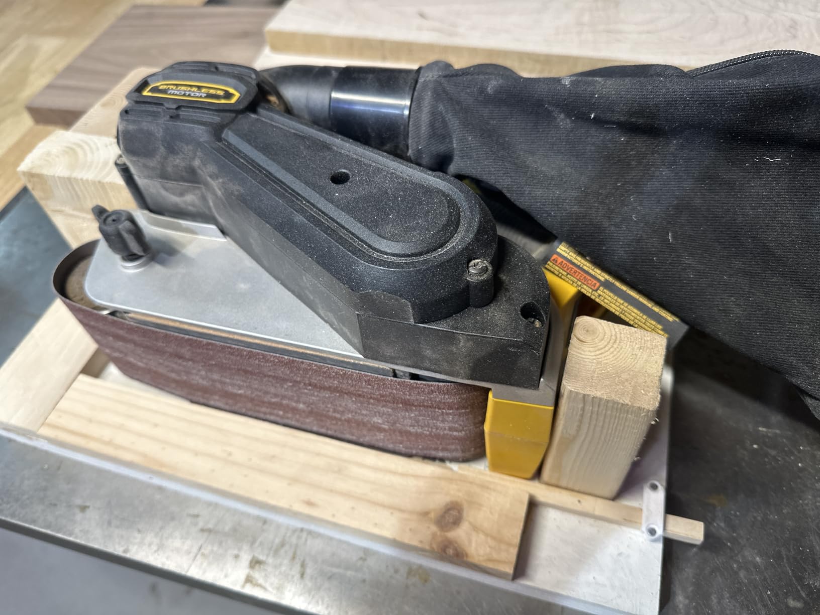 DEWALT 20V MAX* Belt Sander, Cordless, Brushless, Tool Only (DCW220B) customer photo 2