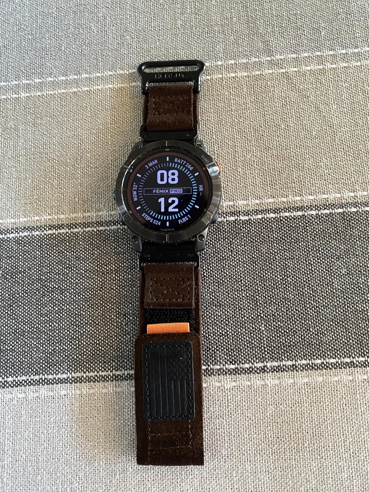 Garmin fēnix 7X Pro Sapphire Solar, Multisport GPS Smartwatch, Built-in Flashlight, Solar Charging Capability, Black - Customer Photo 5