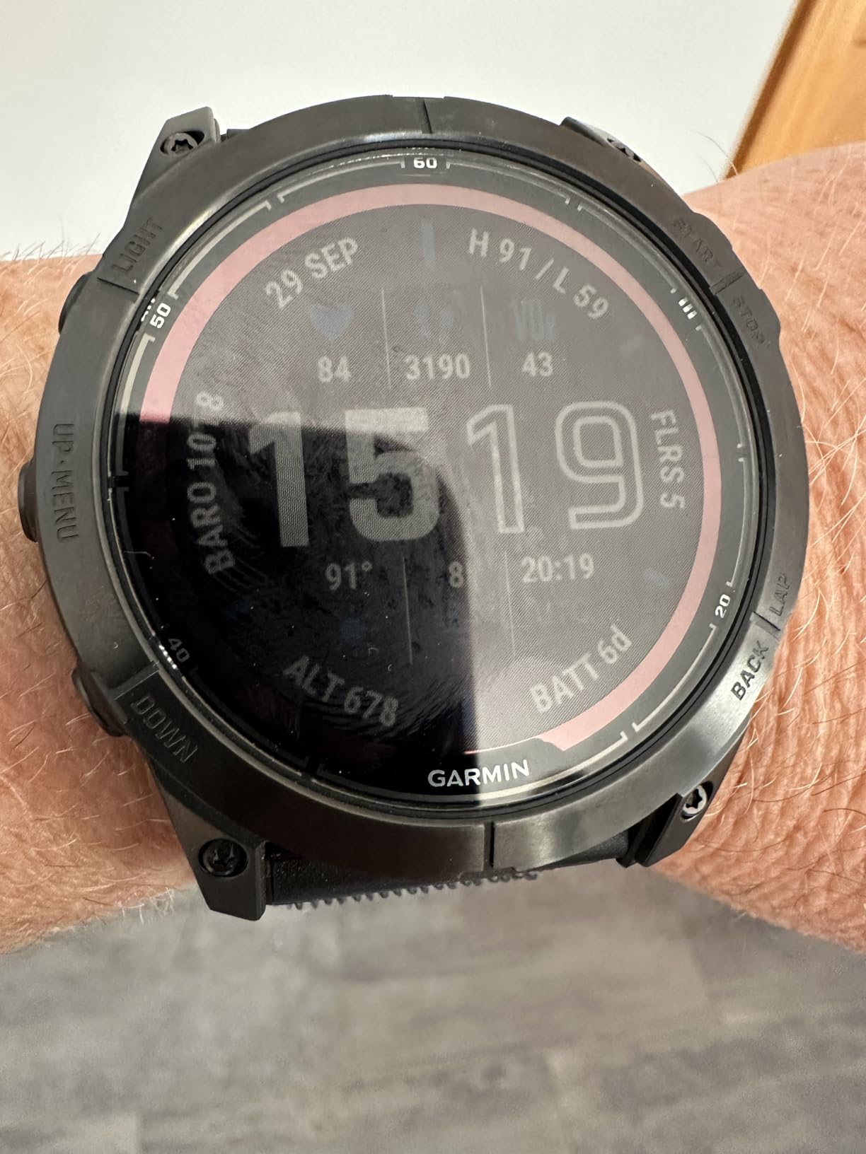 fēnix 7 Pro Sapphire Solar, Multisport GPS Smartwatch, Built-in Flashlight, Solar Charging Capability, Black customer photo 2