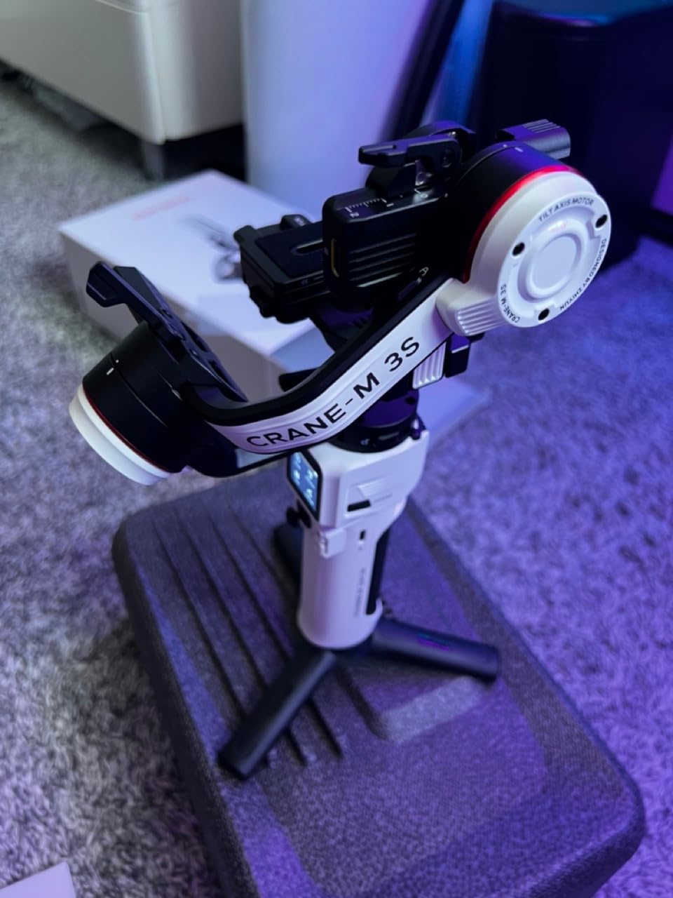 Zhiyun Crane M3S Handheld Gimbal 3-Axis Stabilizer All in One Design for Mirrorless Cameras Like Sony, Canon, Smartphone Like iPhone, Sumsung, Action Cameras Like Gopro (Crane M3 Upgrade Version in 2023) - Customer Photo 2