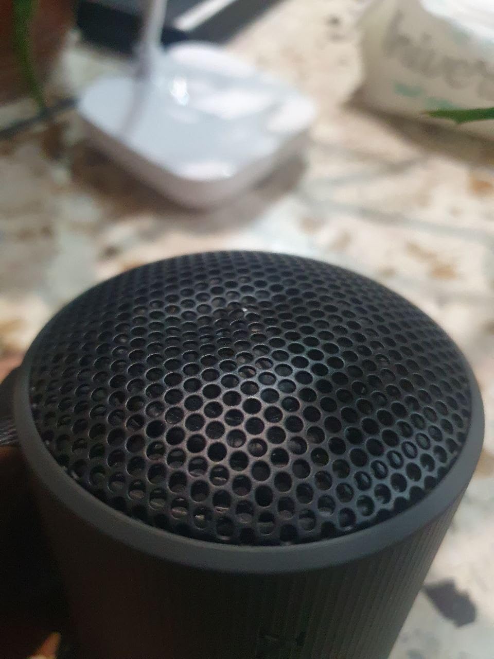 Sony SRS-XB100 Wireless Bluetooth Portable Lightweight Super-Compact Travel Speaker, Durable IP67 Waterproof & Dustproof Shower Speaker, 16 Hour Battery, Versatile Strap, & Hands-free Calling, Orange - Customer Photo 4