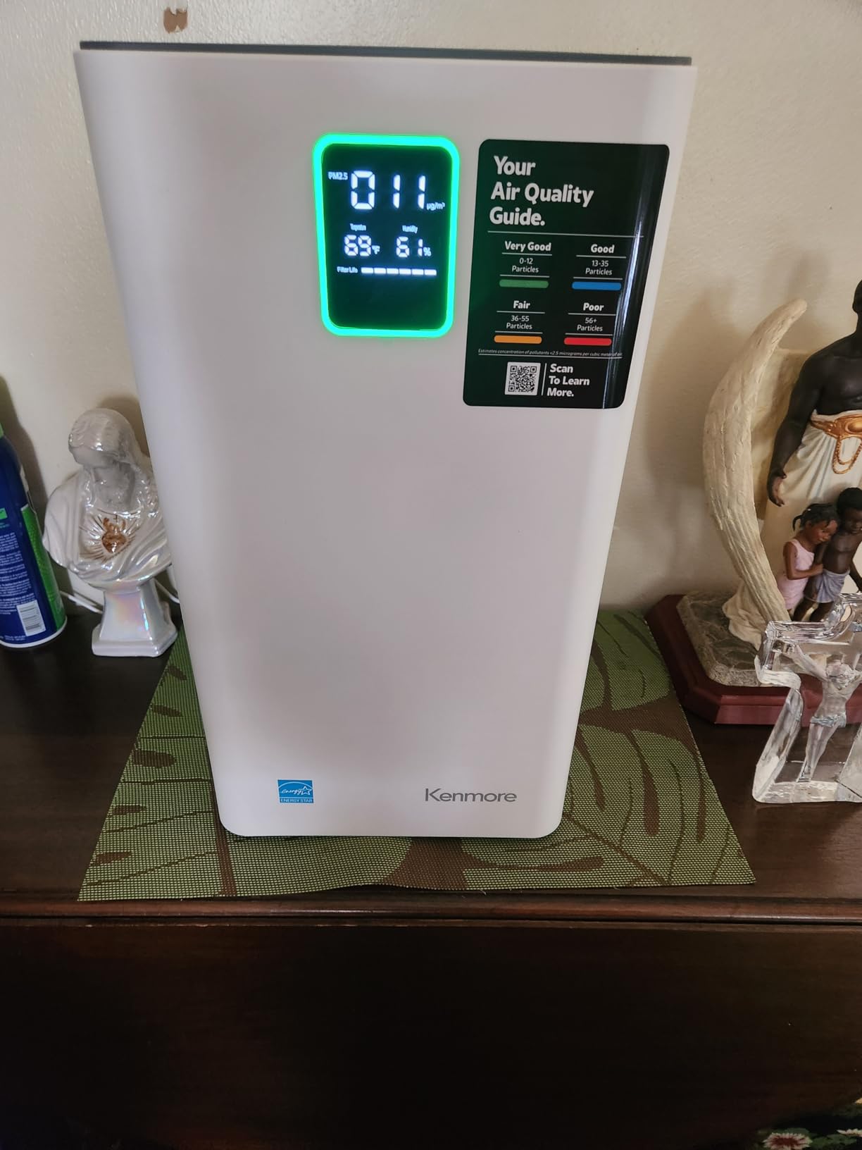Kenmore PM2010 Air Purifiers with H13 True HEPA Filter, Covers Up to 1200 Sq.Foot, 24db SilentClean 3-Stage HEPA Filtration System, 5 Speeds for Home Large Room, Kitchens & Bedroom, PM2010 Customer Review Kenmore PM2010 Air Purifiers with H13 True HEPA Filter, Covers Up to 1200 Sq.Foot, 24db SilentClean 3-Stage HEPA Filtration System, 5 Speeds for Home Large Room, Kitchens & Bedroom, PM2010 - Customer Photo 1