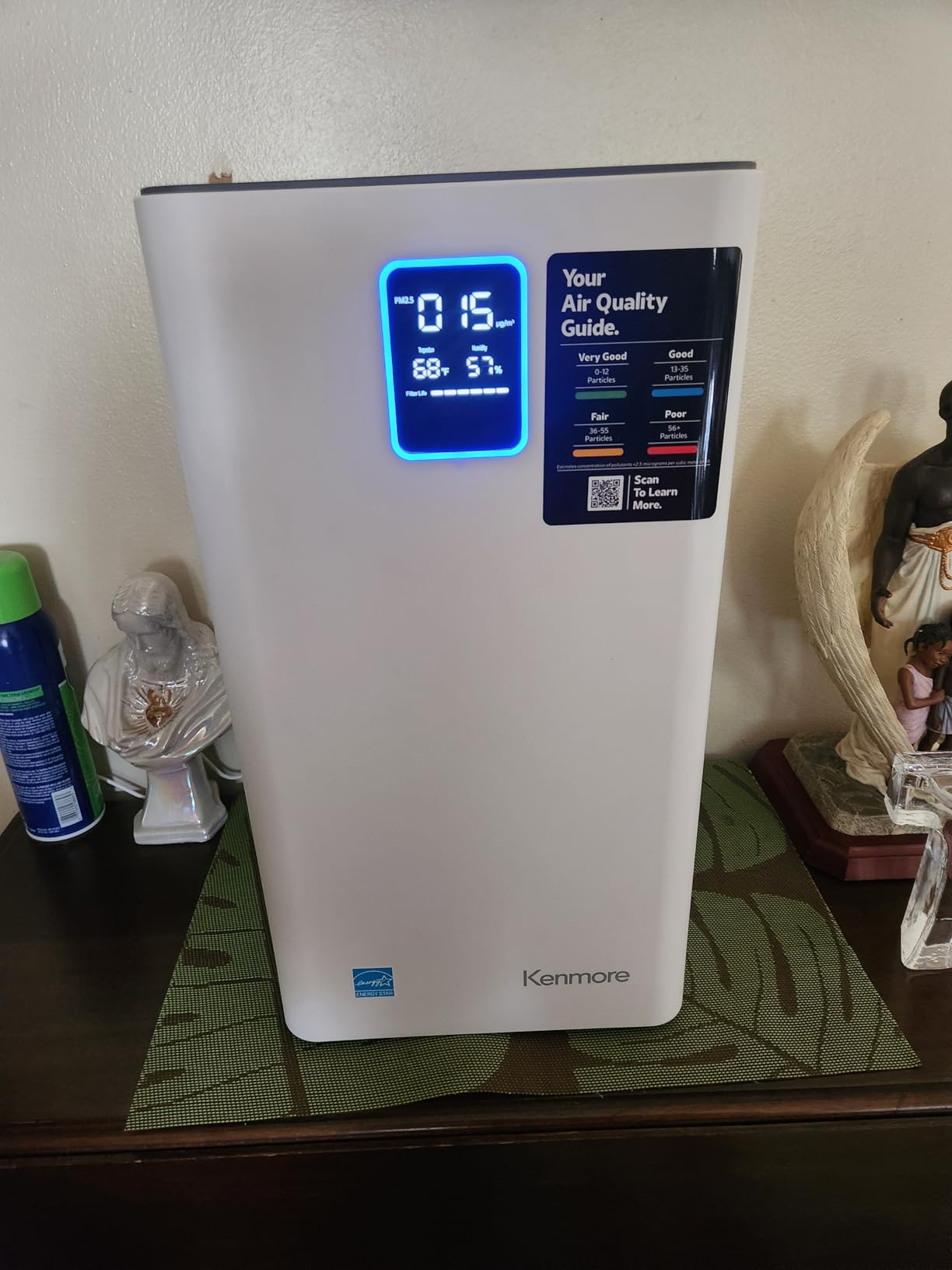Kenmore PM2010 Air Purifiers with H13 True HEPA Filter, Covers Up to 1200 Sq.Foot, 24db SilentClean 3-Stage HEPA Filtration System, 5 Speeds for Home Large Room, Kitchens & Bedroom, PM2010 Customer Review Kenmore PM2010 Air Purifiers with H13 True HEPA Filter, Covers Up to 1200 Sq.Foot, 24db SilentClean 3-Stage HEPA Filtration System, 5 Speeds for Home Large Room, Kitchens & Bedroom, PM2010 - Customer Photo 2
