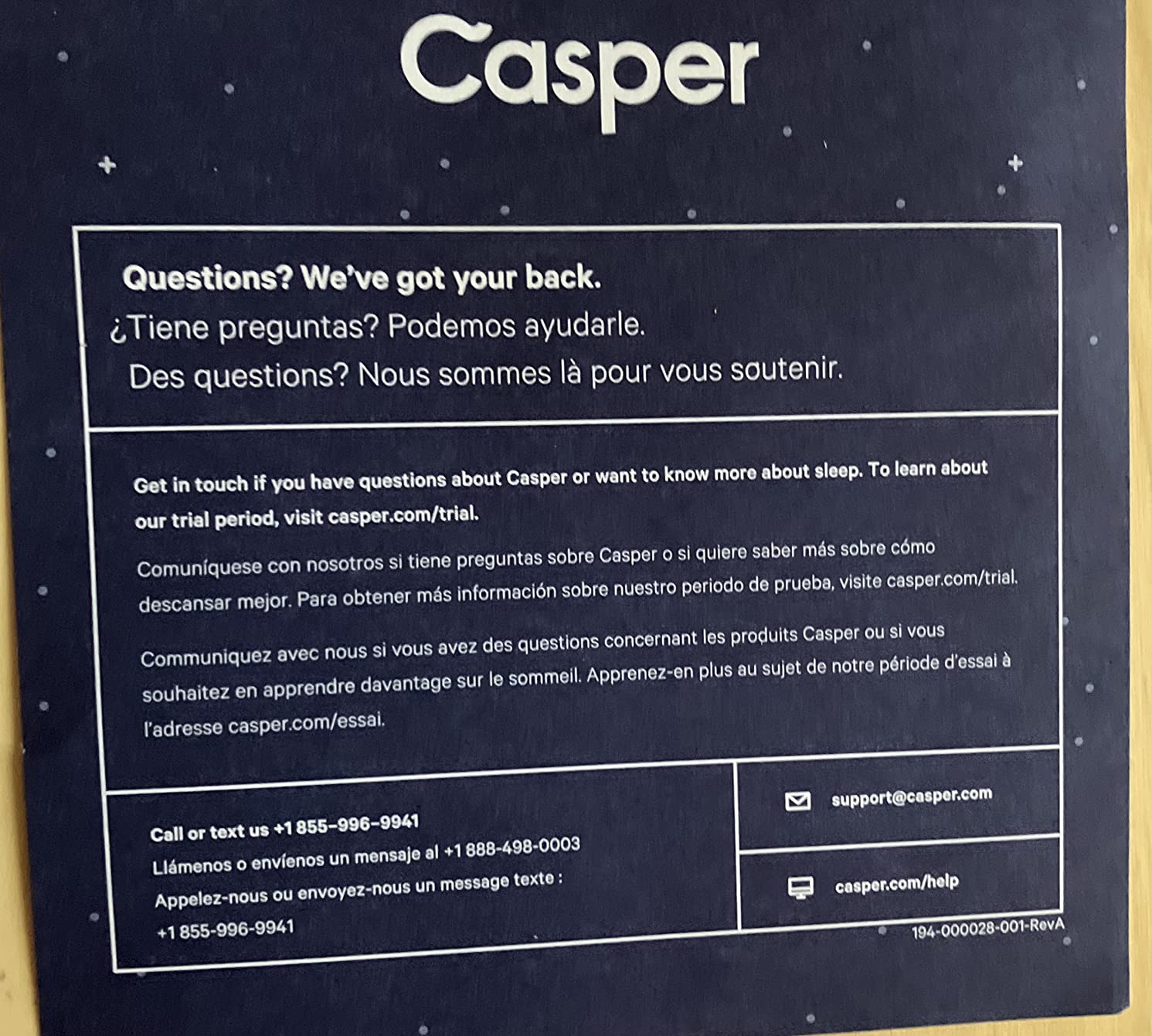 Casper Sleep Essential Cooling Foam Pillow, King Size - Firm Memory Foam with Cooling Cover, Supports Side Sleepers, Breathable & Pressure-Relieving Customer Review Casper Sleep Essential Cooling Foam Pillow, King Size - Firm Memory Foam with Cooling Cover, Supports Side Sleepers, Breathable & Pressure-Relieving - Customer Photo 2