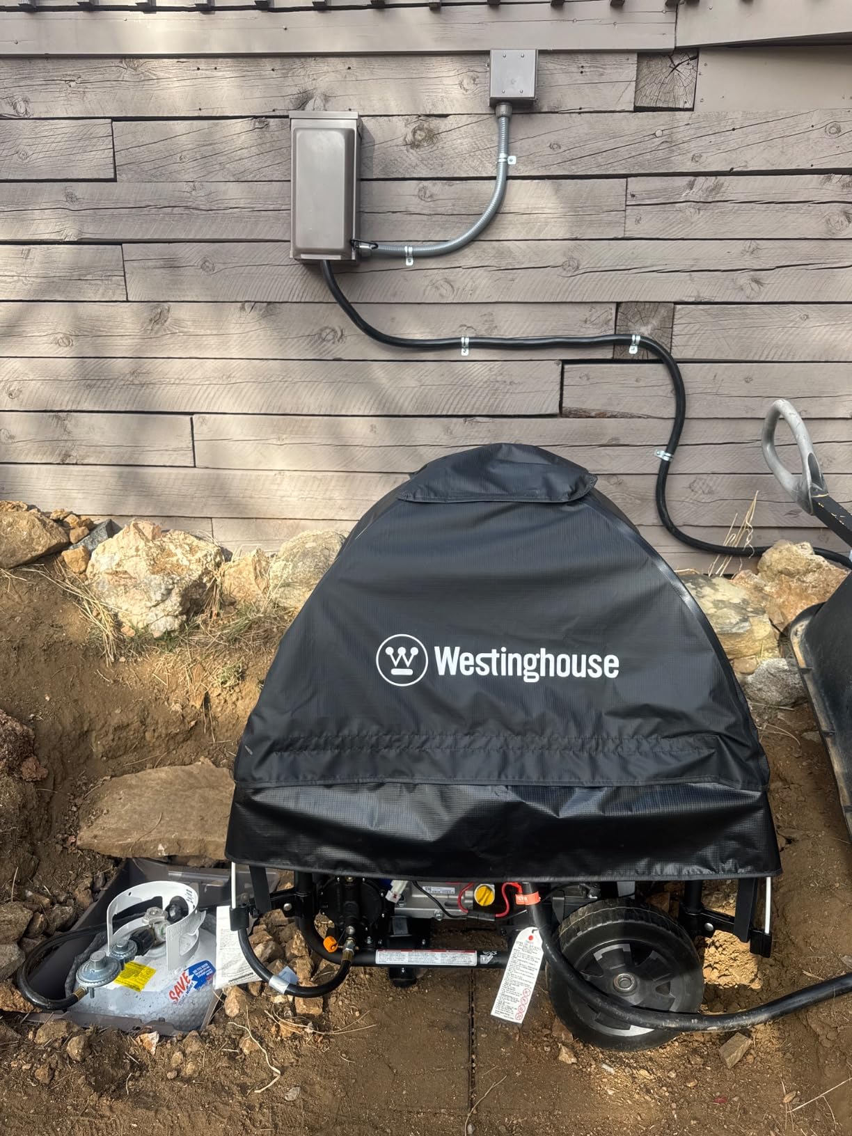 Westinghouse WGenTent Generator Running Cover for Open Frame Generators, Black - Customer Photo 2