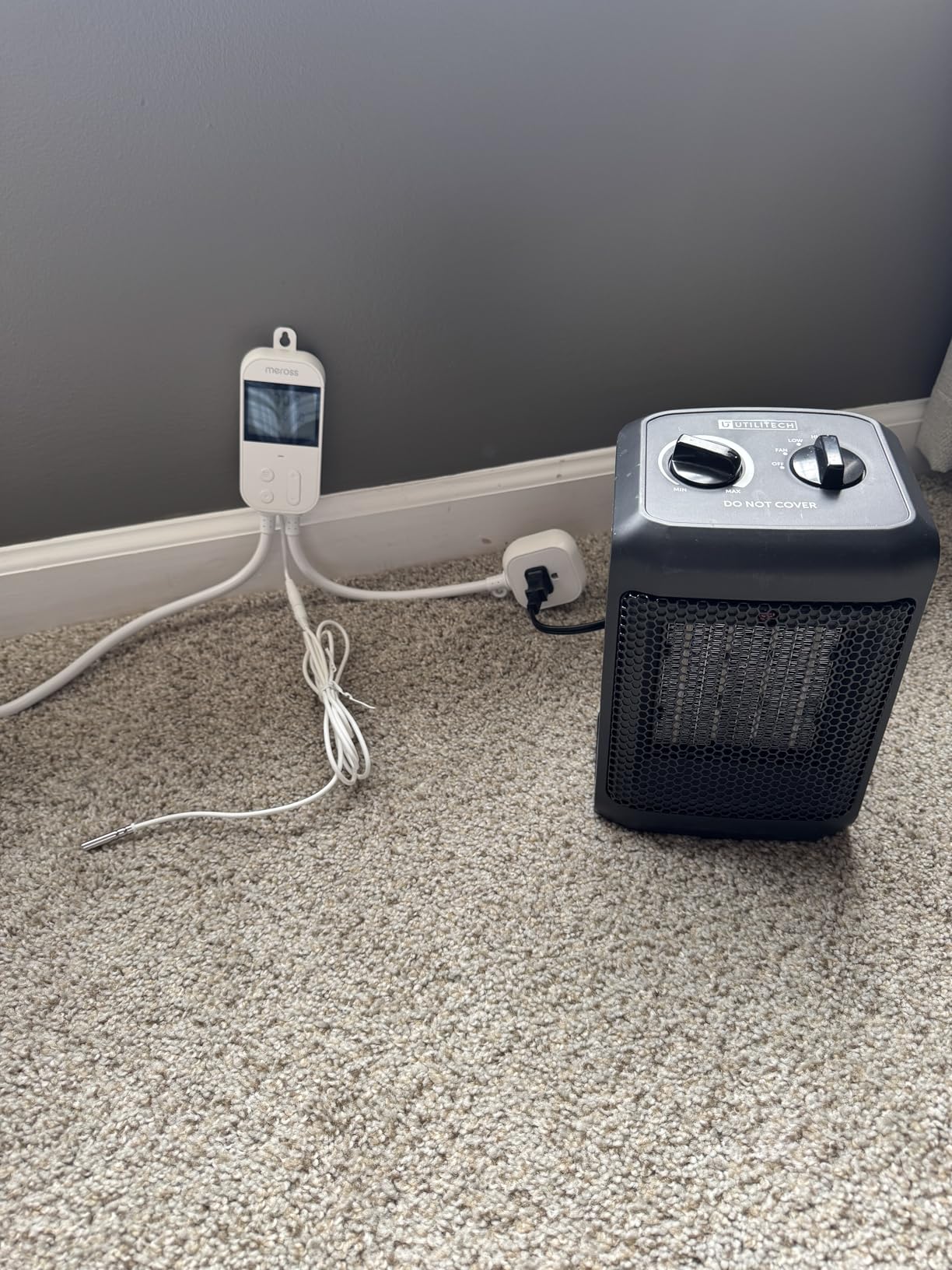 meross Smart Temperature Controller 15A 1800W, Smart Wi-Fi Thermostat Controlled Outlet Plug Works with Apple Home, Alexa, Google Home for Heating Cooling Homebrew Fermentation Reptiles Greenhouse customer photo 2