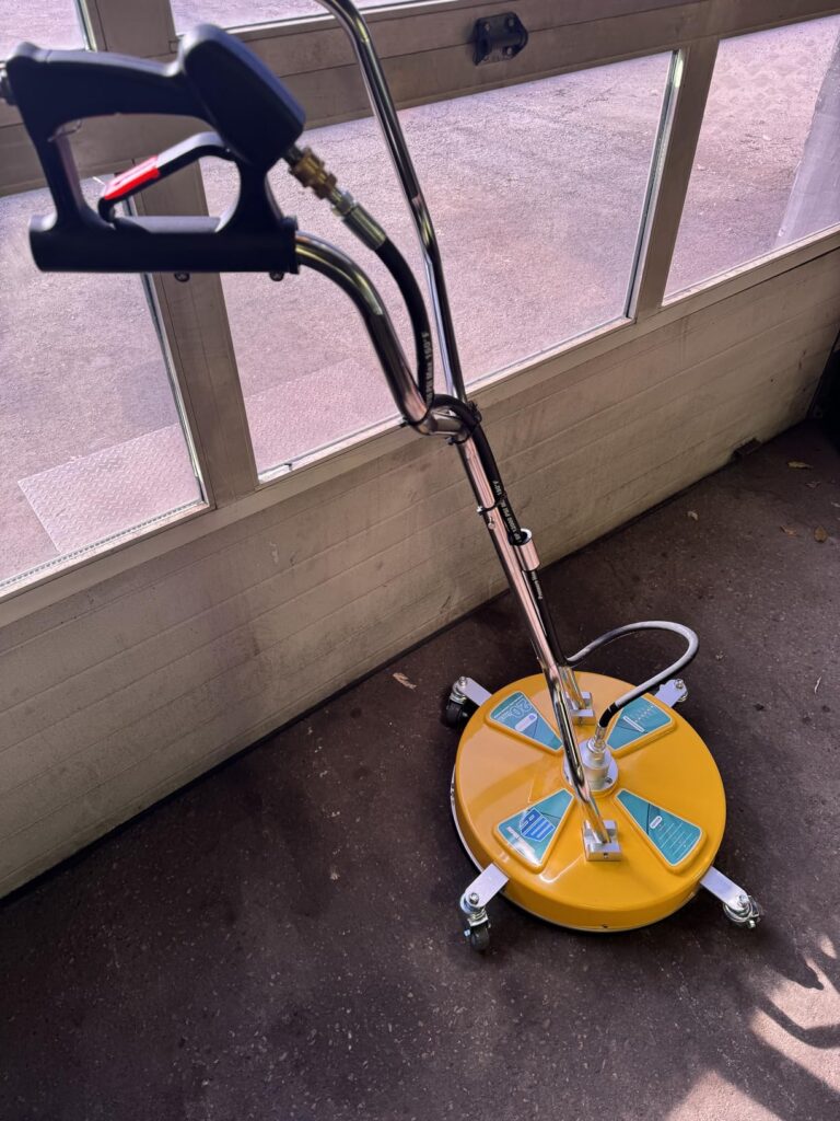 RIDGE WASHER 20'' Pressure Washer Surface Cleaner, Surface Cleaner Dual Handle, Power Washer Surface Cleaner with 4 Wheels for Cleaning Driveways, Sidewalks, Patios, Decks, 4500 PSI Customer Review Best Surface Cleaners for Pressure Washers