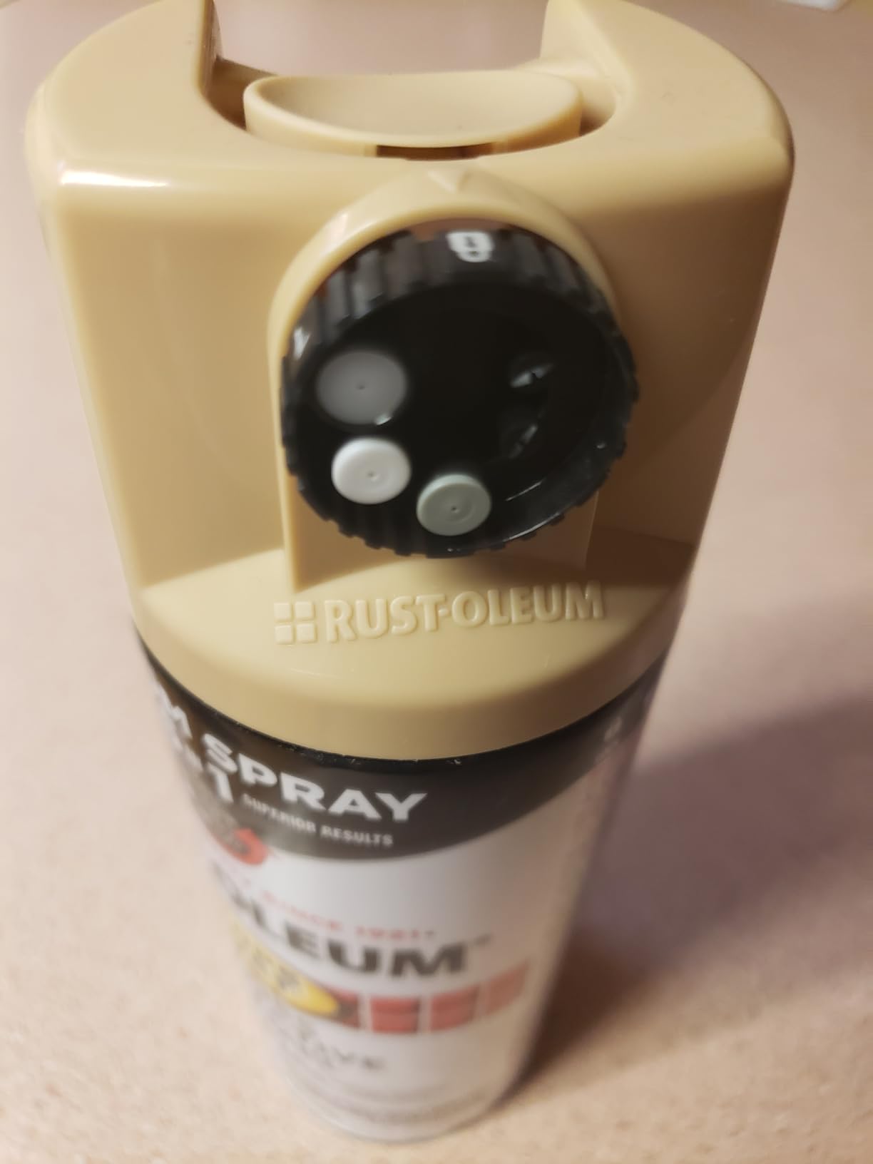 Rust-Oleum 376870 Stops Rust Custom Spray 5-in-1 Spray Paint, 12 oz, Satin White, (Pack of 1) - Customer Photo 1