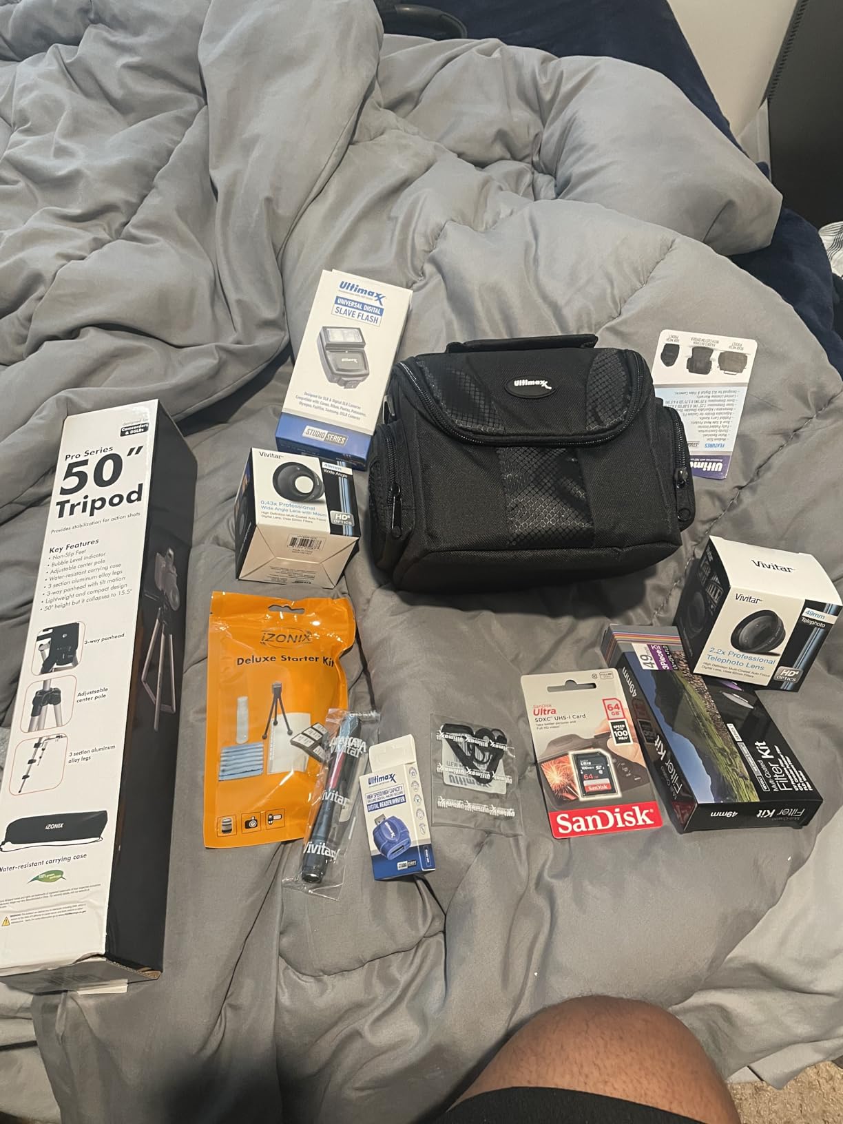 Canon EOS R100 Mirrorless Camera w/RF-S 18-45mm f/4.5-6.3 STM Lens + Wide Angle & Telephoto Lenses + 64GB Memory + 3pc Filter Kit + Case + Flash + Tripod Customer Review Canon EOS R100 Mirrorless Camera w/RF-S 18-45mm f/4.5-6.3 STM Lens + Wide Angle & Telephoto Lenses + 64GB Memory + 3pc Filter Kit + Case + Flash + Tripod - Customer Photo 1