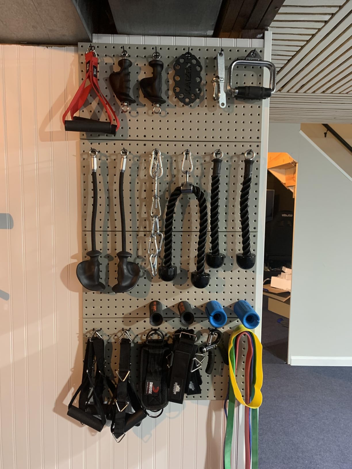 Ultrawall 4 Pcs Metal Pegboard Wall Panels, Peg Boards for Garage Tool Storage customer photo 1