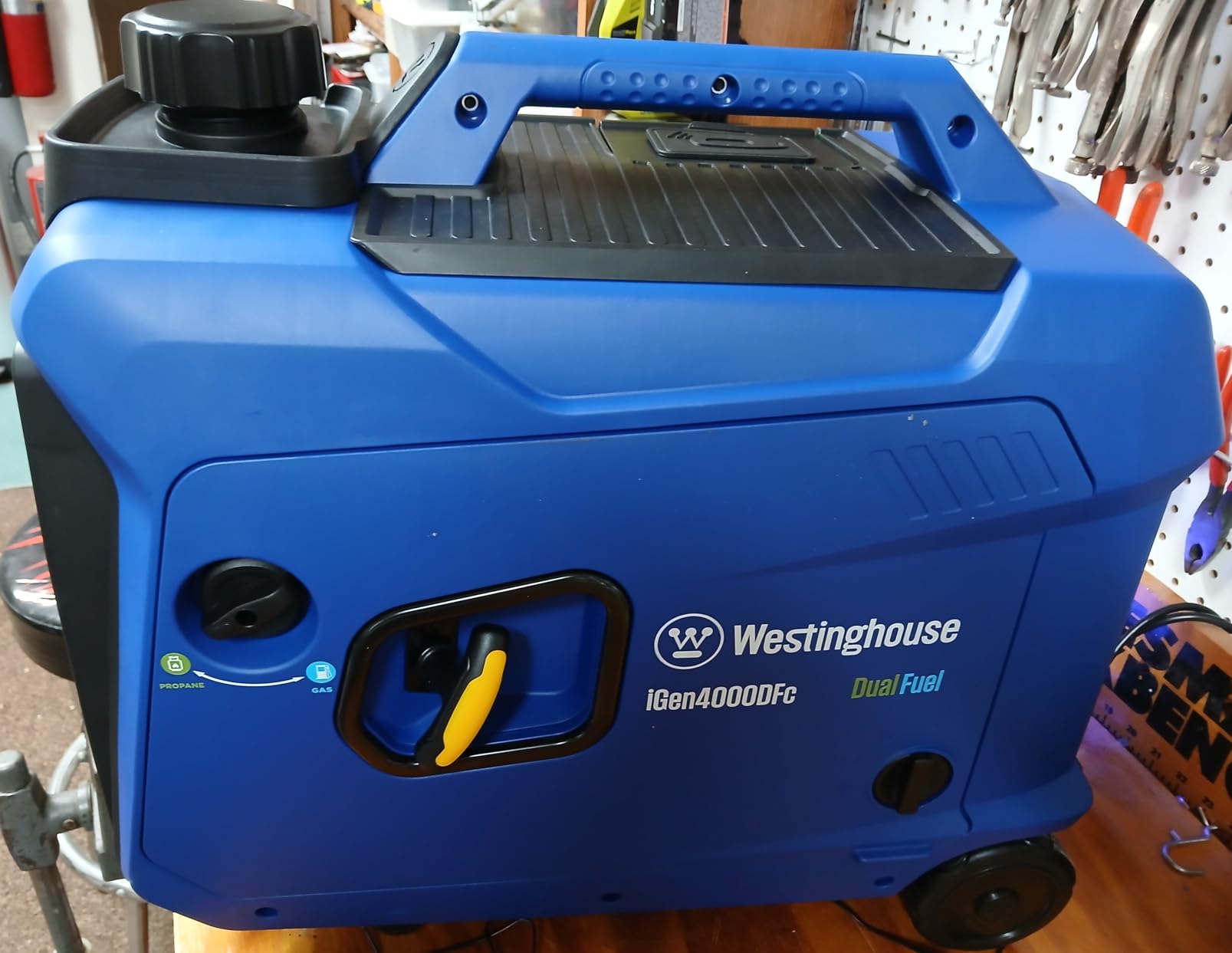 Westinghouse 2550 Peak Watt Super Quiet & Lightweight Portable Inverter Generator, RV Ready 30A Outlet, Gas and Propane Powered, CO Sensor, Parallel Capable, Long Run Time - Customer Photo 2