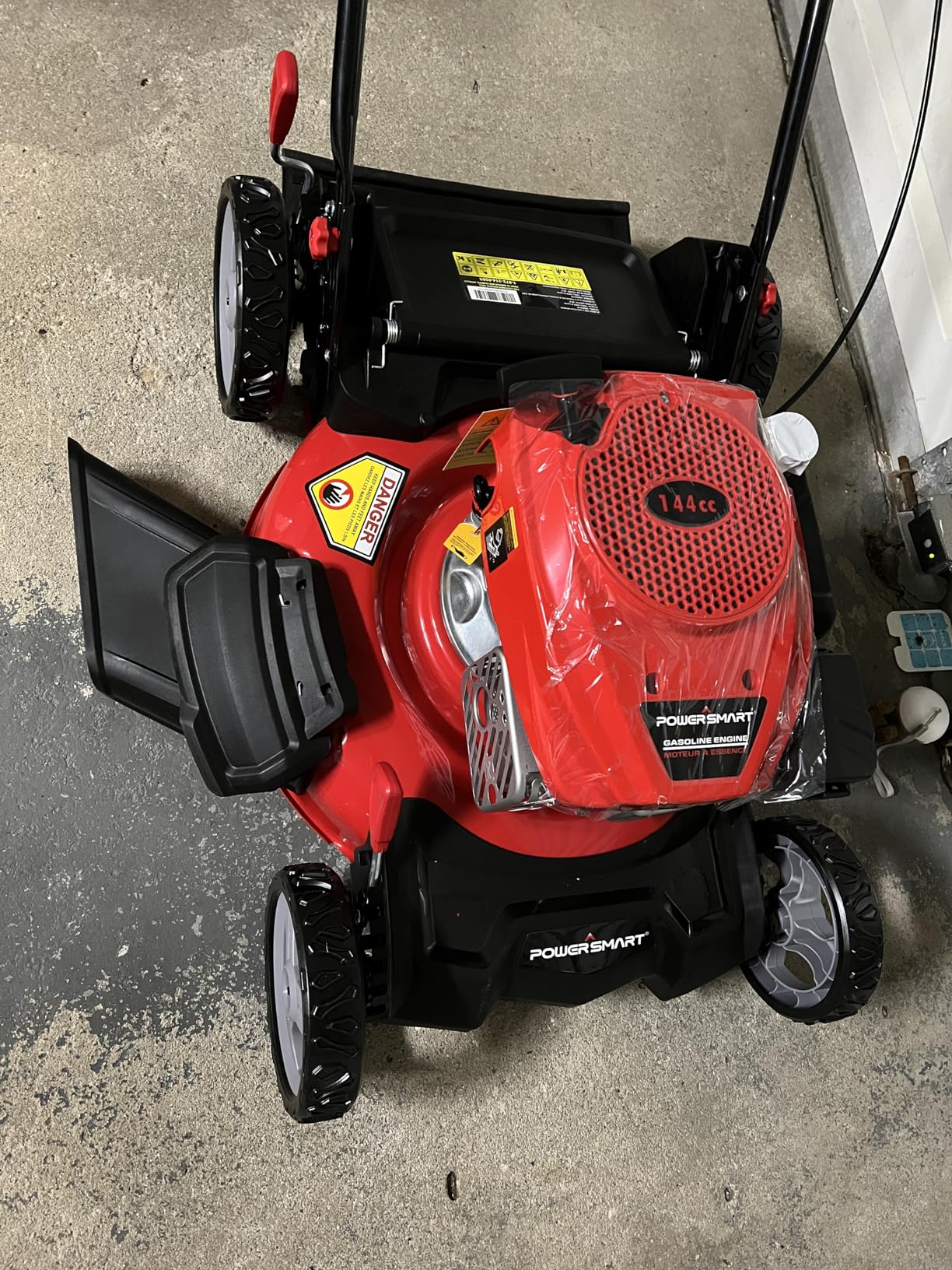 PowerSmart Gas Lawn Mower 21-Inch 144cc OHV Engine 2-in-1 Push Mower with Bagging Customer Review PowerSmart Gas Lawn Mower 21-Inch 144cc OHV Engine 2-in-1 Push Mower with Bagging - Customer Photo 2