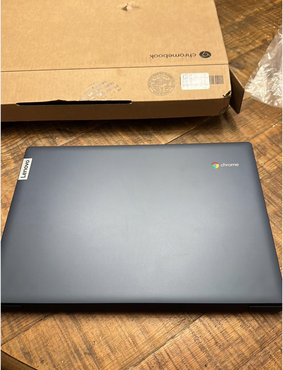 Lenovo Flagship Chromebook, 14'' FHD Touchscreen Slim Thin Light Laptop Computer, 8-Core MediaTek Kompanio 520 Processor, 4GB RAM, 64GB eMMC, WiFi 6, Chrome OS, Abyss Blue customer photo 1