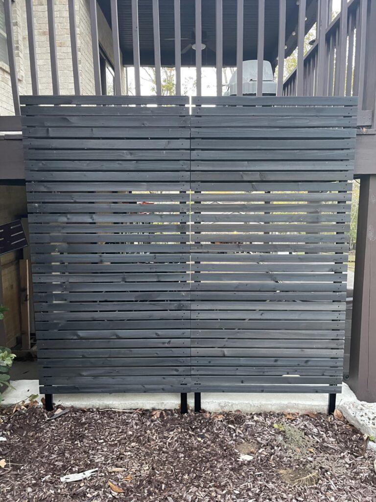 5ft H x 3.2ft W (1 Panel) No Dig Enclo Concord Cedar Wood Privacy Screen, Great to Hide Trash Cans, Decorative Patio Privacy Screen, Outdoor Privacy Fence Panel, Air Conditioner Fence, EC18022 Customer Review Best Lattice Panels for Privacy