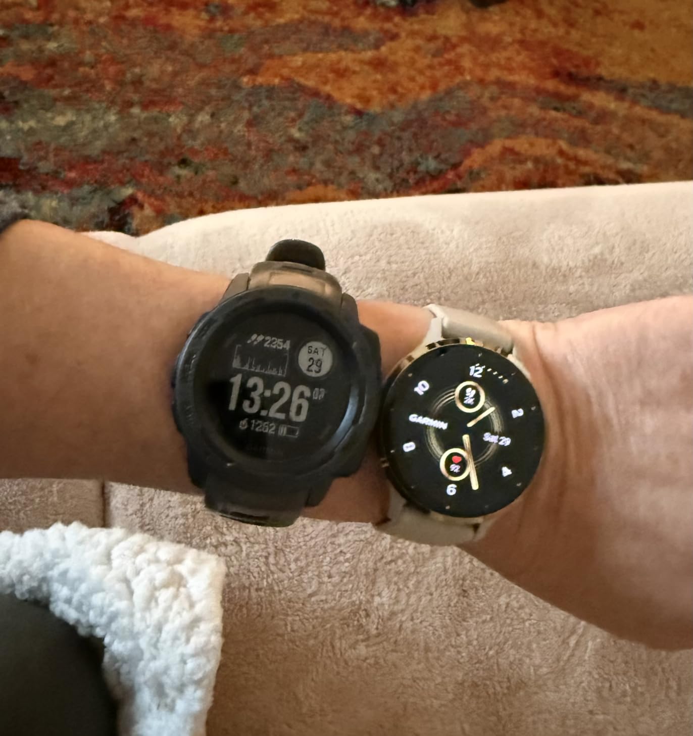Garmin Venu 3 Slate Stainless Steel Bezel 1.4-Inch AMOLED Touchscreen Display Smart Watch with 45mm Black Case and Silicone Band Customer Review Garmin Venu 3 Slate Stainless Steel Bezel 1.4-Inch AMOLED Touchscreen Display Smart Watch with 45mm Black Case and Silicone Band - Customer Photo 4