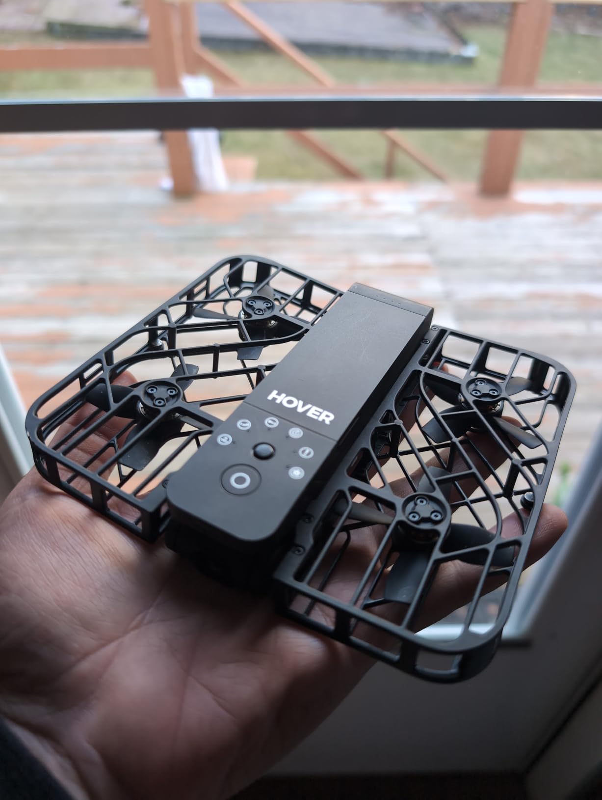 HOVERAir X1 Drone with Camera, Self-Flying Camera Drone with Follow Me Mode, Foldable Mini Drone with HDR Video Capture, Palm Takeoff, Intelligent Flight Paths, Hands-Free Control Black (Combo) - Customer Photo 1