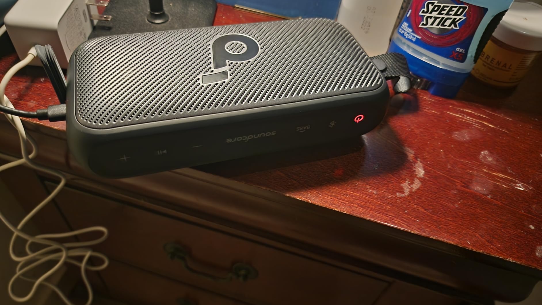 Motion 300 by Anker, Bluetooth Speaker, Wireless Hi-Res Portable Speaker, IPX7 Waterproof, BassUp, Bluetooth 5.3, 30W Stereo Sound, 13H Playtime for Home, Shower, Outdoor, and Travel Customer Review Motion 300 by Anker, Bluetooth Speaker, Wireless Hi-Res Portable Speaker, IPX7 Waterproof, BassUp, Bluetooth 5.3, 30W Stereo Sound, 13H Playtime for Home, Shower, Outdoor, and Travel - Customer Photo 4
