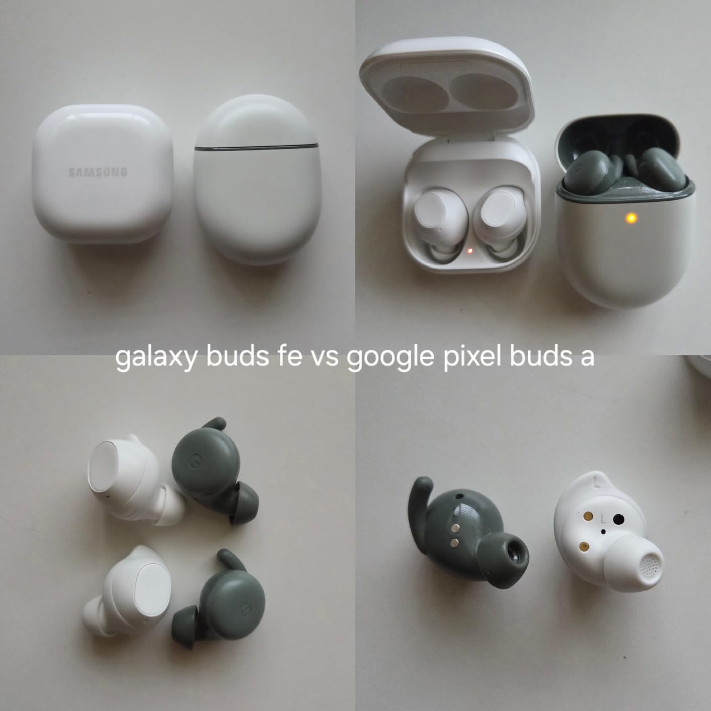 Samsung Galaxy Buds FE True Wireless Bluetooth Earbuds, Comfort and Secure in Ear Fit, Auto Switch Audio, Touch Control, Built-in Voice Assistant, Graphite [US Version, 1Yr Manufacturer Warranty] - Customer Photo 4