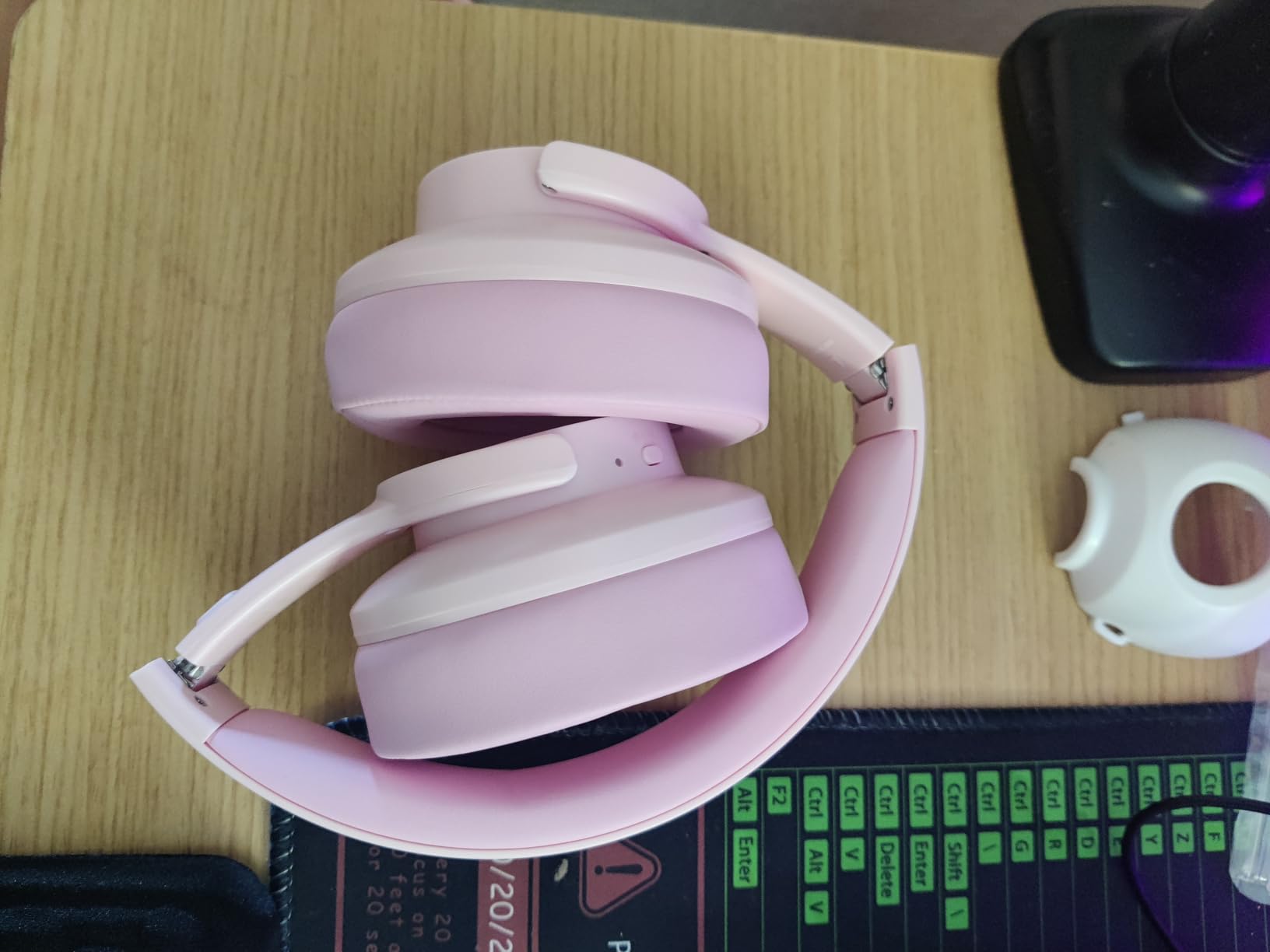 Picun B8 Bluetooth Headphones, 120H Playtime Headphone Wireless Bluetooth with 3 EQ Modes, Low Latency, Hands-Free Calls, Over Ear Headphones for Travel Home Office Cellphone PC Black - Customer Photo 1