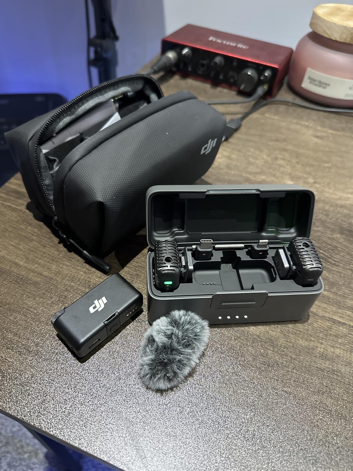 DJI Mic 2 (2 TX + 1 RX + Charging Case), All-in-one Wireless Microphone, Intelligent Noise Cancelling, 32-bit Float Internal Recording, 250m (820 ft.) Range, Microphone for iPhone, Android, Camera customer photo 1