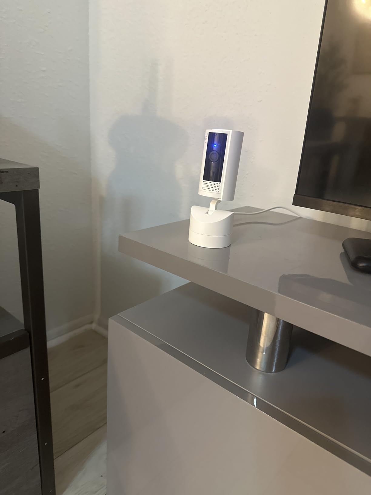 Ring Pan-Tilt Indoor Cam (newest model), See all around your home or business with 360° pan coverage, HD video, plus Two-Way Talk, White Customer Review Ring Pan-Tilt Indoor Cam (newest model), See all around your home or business with 360° pan coverage, HD video, plus Two-Way Talk, White - Customer Photo 2