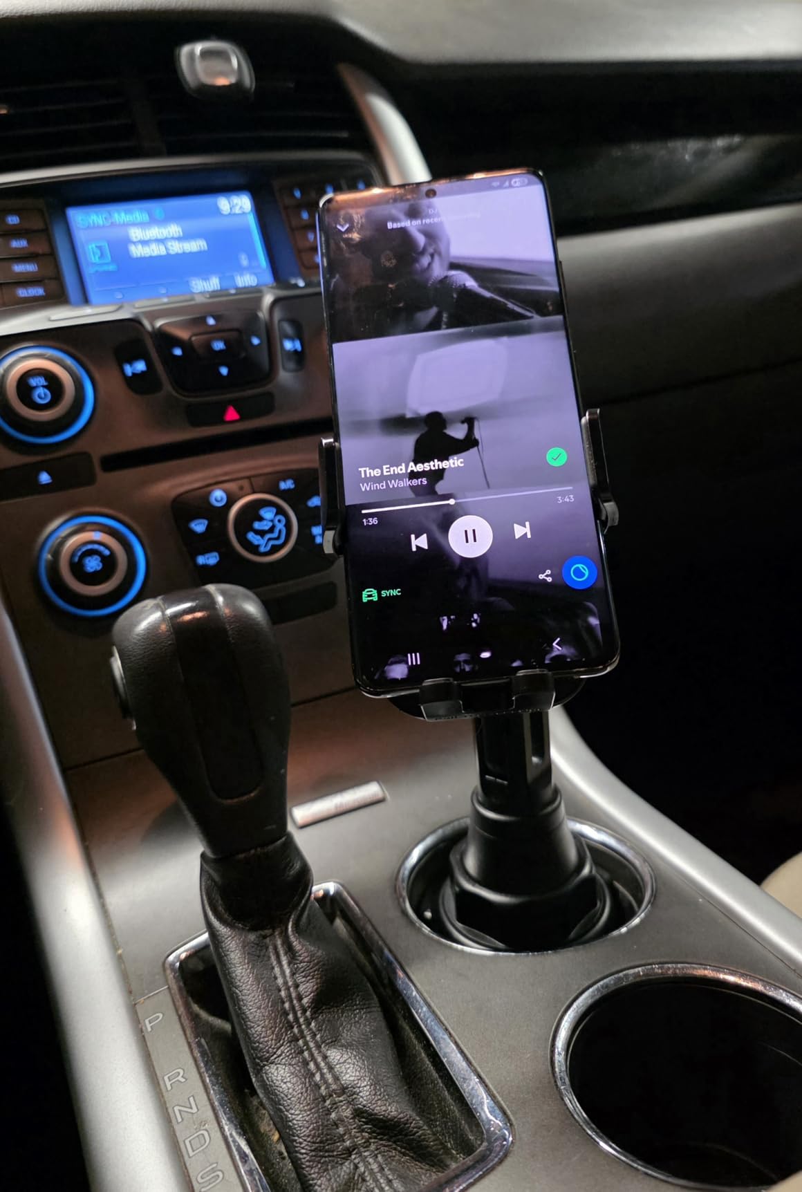 LISEN Upgraded Version Cup Holder Phone Holder 360° Adjustable Long Neck Car Phone Mount Golf Cart Phone Holder, Truck Jeep Accessories for iPhone 17 Air Pro Samsung Google and All 4-7'' Phone,Black Customer Review LISEN Upgraded Version Cup Holder Phone Holder 360° Adjustable Long Neck Car Phone Mount Golf Cart Phone Holder, Truck Jeep Accessories for iPhone 17 Air Pro Samsung Google and All 4-7'' Phone,Black - Customer Photo 2