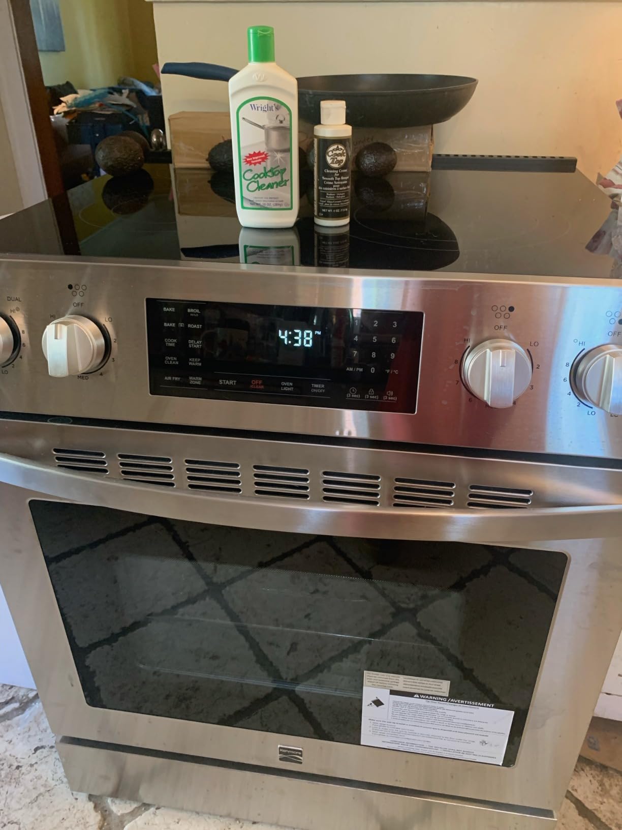 Kenmore Front Control Gas Range Oven with 5 Cooktop Burners, True Convection, Steam and Self Clean, Freestanding Stainless Steel Stove and Oven, 4.8 cu. ft. Capacity Customer Review Kenmore Front Control Gas Range Oven with 5 Cooktop Burners, True Convection, Steam and Self Clean, Freestanding Stainless Steel Stove and Oven, 4.8 cu. ft. Capacity - Customer Photo 1