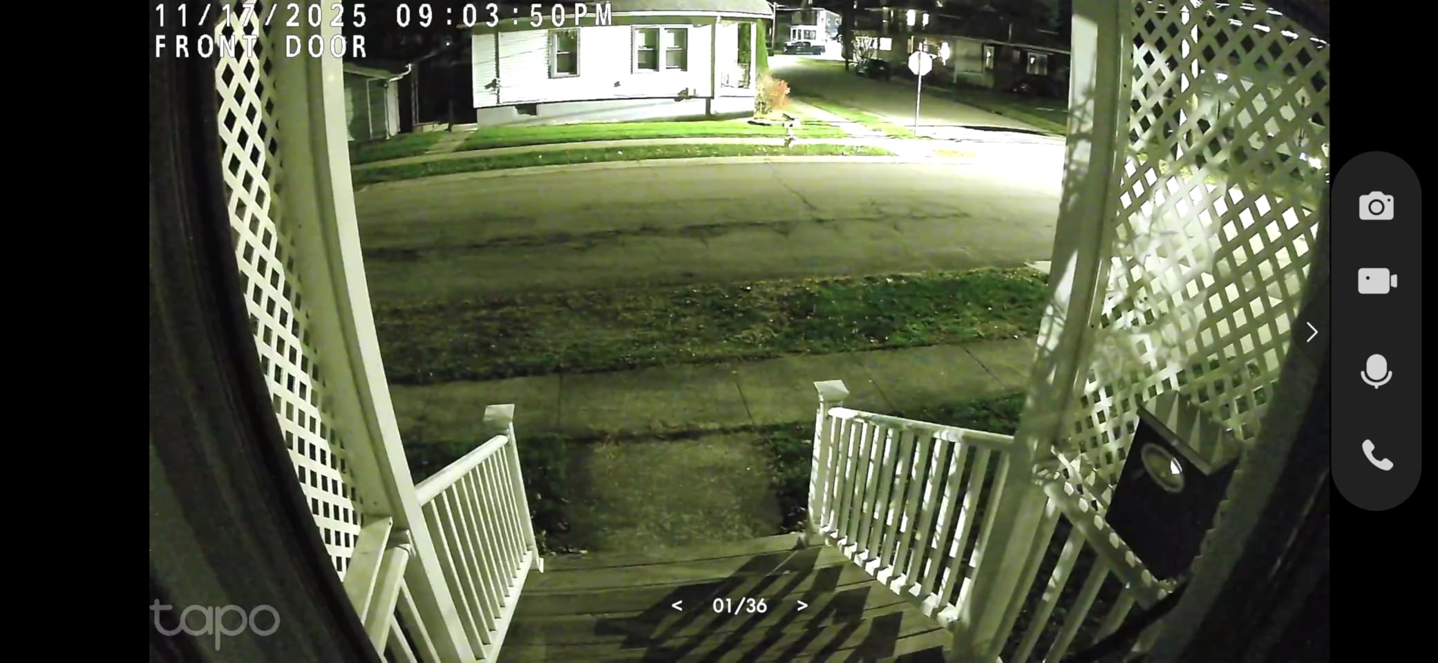 Tapo 2K QHD Security Camera Indoor/Outdoor, 2024 PCMag Editor's Choice, Color Night Vision, Free Person/Pet/Vehicle Detection, Baby Monitor, Local/Cloud Storage, IP66, Dual-Spotlight, Plug-in(C120) - Customer Photo 2