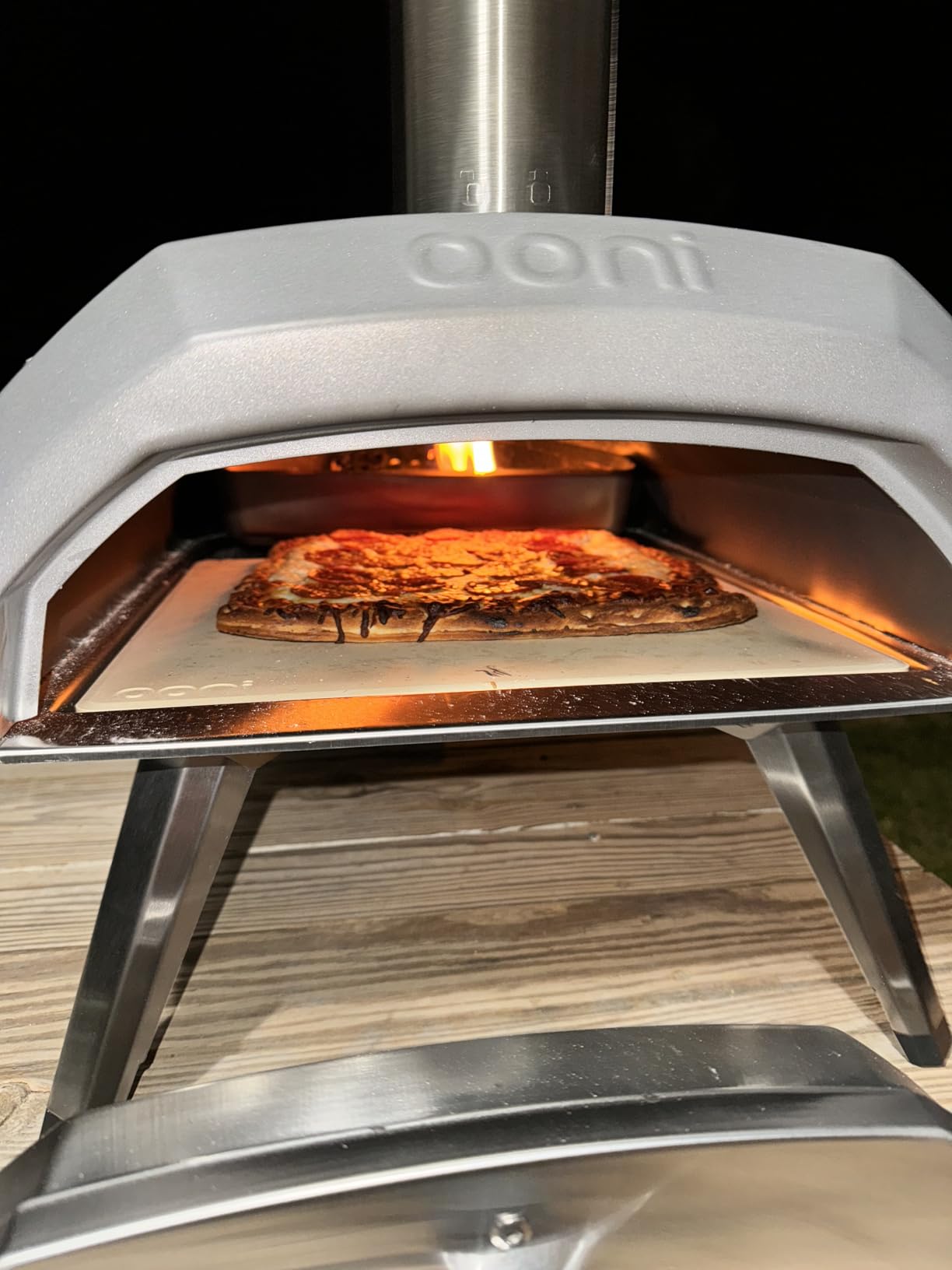 Ooni Karu 12 Multi-Fuel Outdoor Pizza Oven - Reaches 950°F and Cooks 12 Inch Pizzas and More in 60 Seconds - Portable Wood and Gas Grill with Pizza Stone, Dual Fuel Ooni Pizza Oven customer photo 1