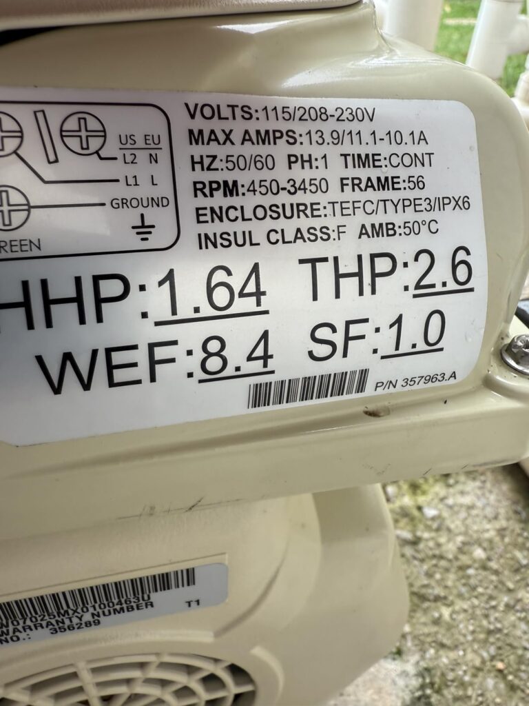 Pentair 011533 WhisperFlo VST Variable Speed Pool Pump, 2.6 THP Customer Review Best Pool Pumps for Efficient Circulation