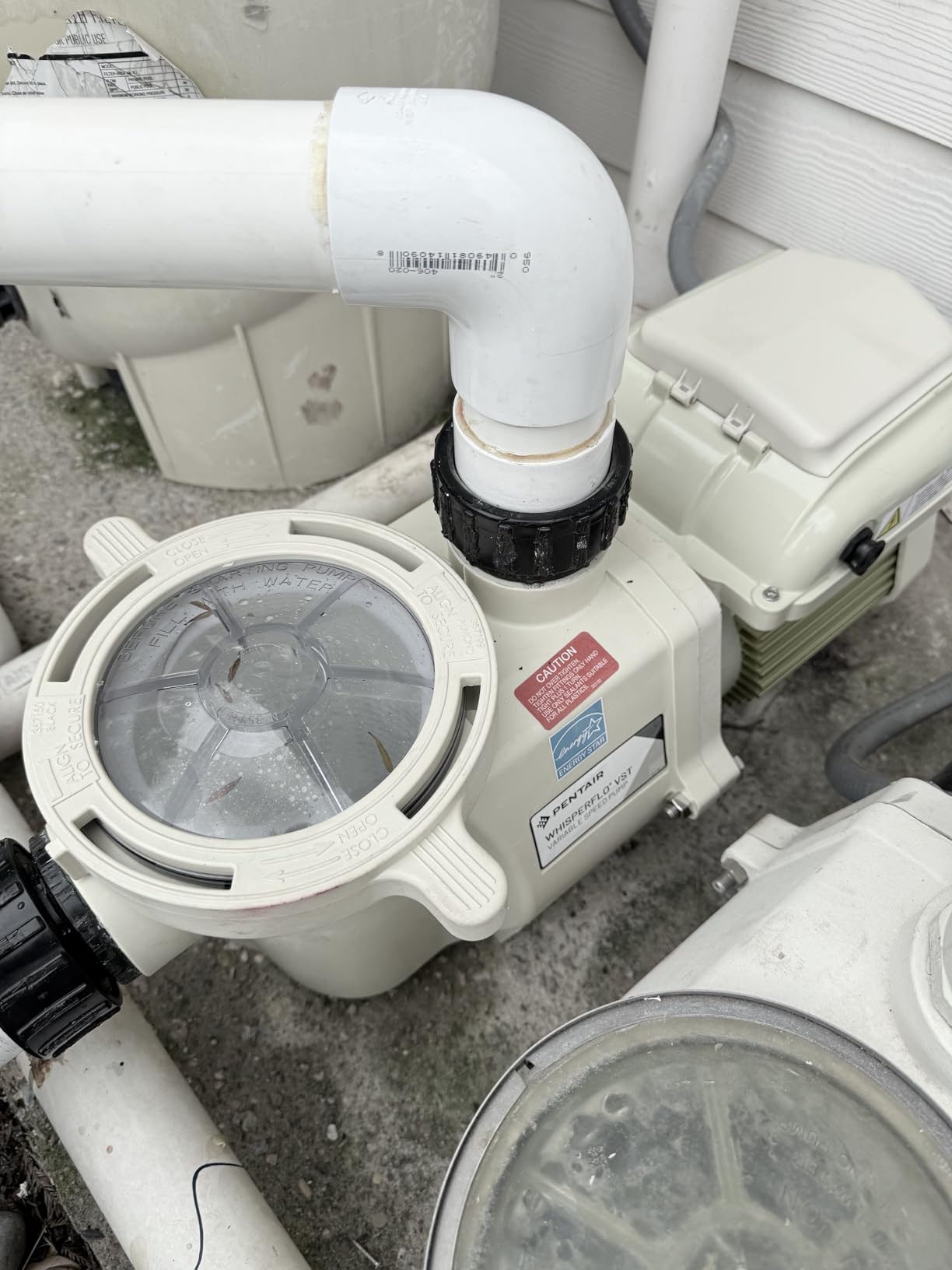 Pentair 011533 WhisperFlo VST Variable Speed Pool Pump, 2.6 THP Customer Review Pentair 011533 WhisperFlo VST Variable Speed Pool Pump, 2.6 THP - Customer Photo 2