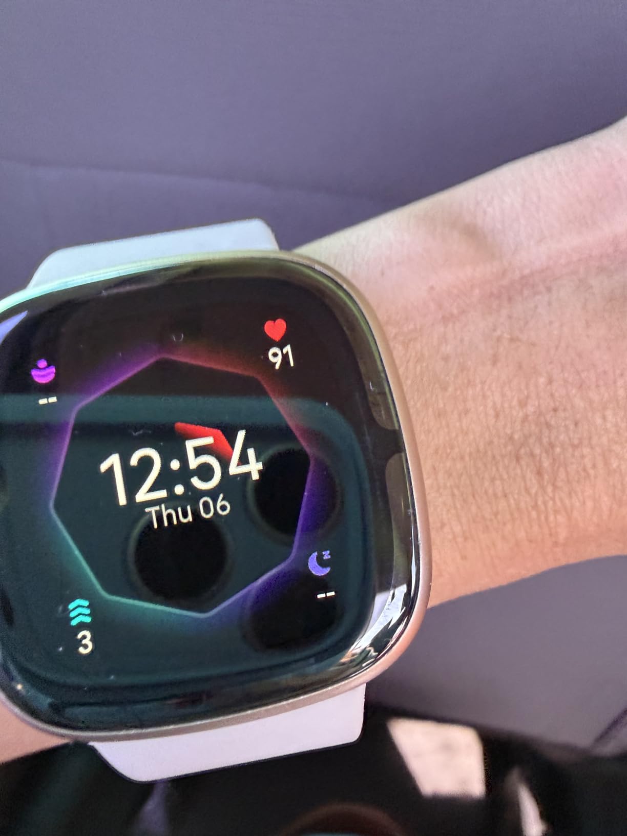 Fitbit Sense 2 Advanced Health Smartwatch - Lunar White (Renewed) Customer Review Fitbit Sense 2 Advanced Health Smartwatch - Lunar White (Renewed) - Customer Photo 1