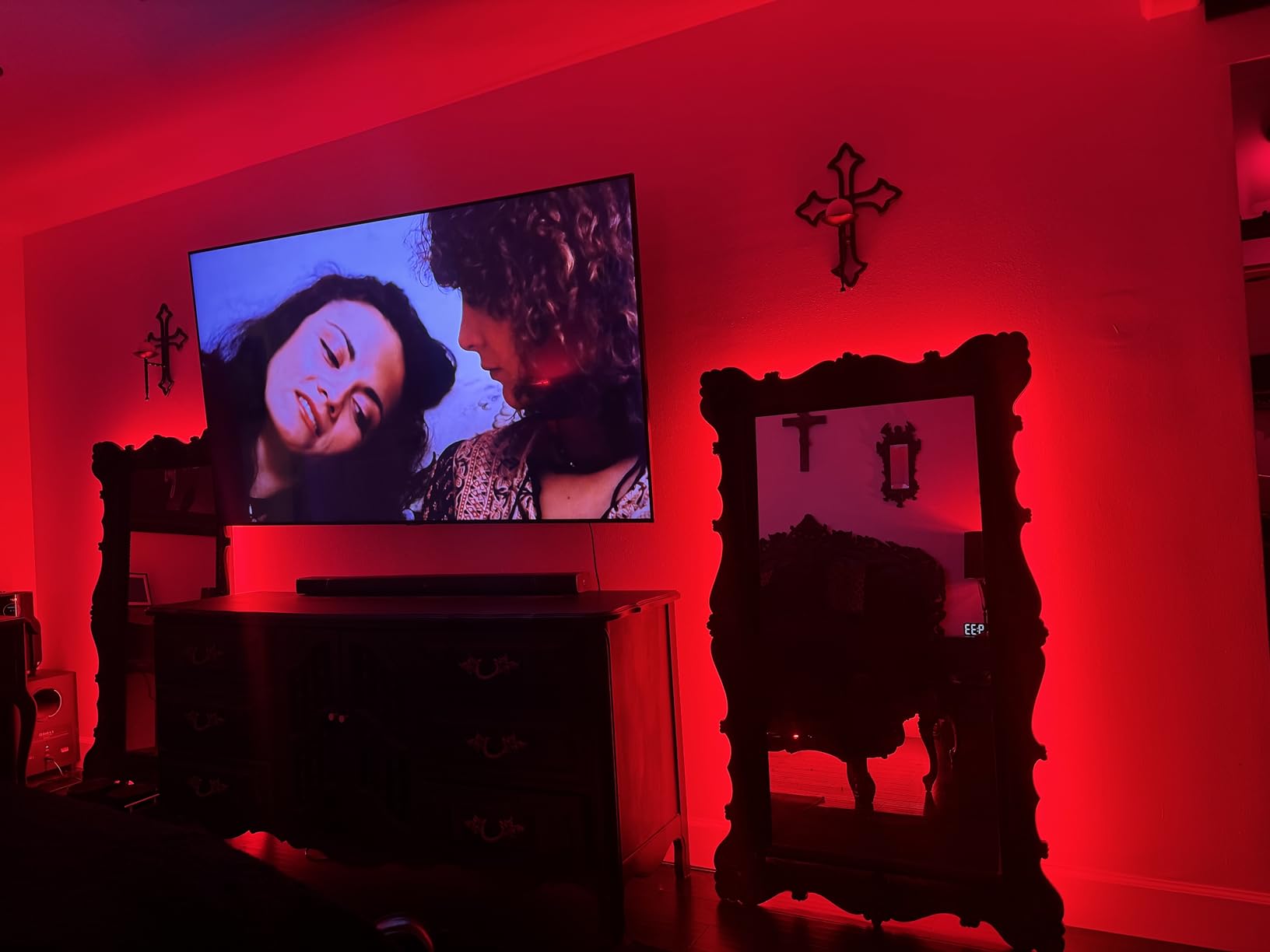 MIWISE RGB COB LED Strip Light,Color Changing LED Strip Lights Compatible with Alexa/Google,24V Music Sync Bright Flexible LED Tape Lighting for Bedroom,Kitchen,Bar,Under Cabinets,DIY Decoration,20ft Customer Review MIWISE RGB COB LED Strip Light,Color Changing LED Strip Lights Compatible with Alexa/Google,24V Music Sync Bright Flexible LED Tape Lighting for Bedroom,Kitchen,Bar,Under Cabinets,DIY Decoration,20ft - Customer Photo 1