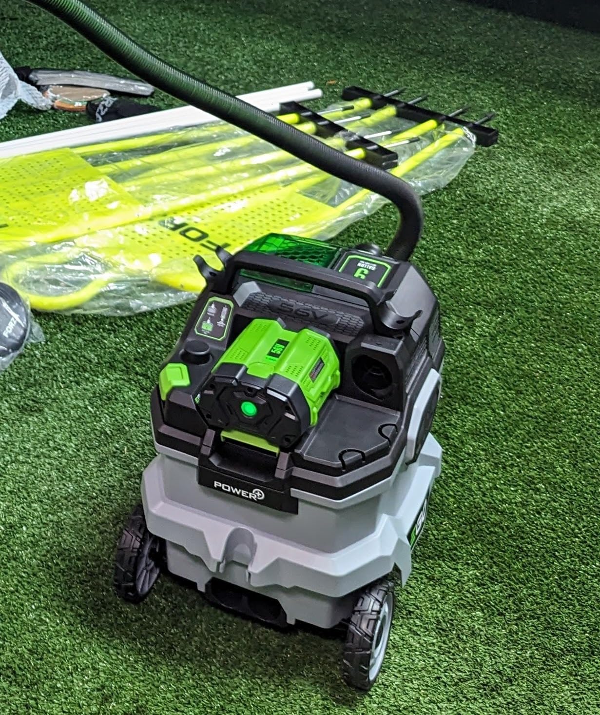 EGO Power+ Shop Vacuum Wet Dry, Car Vac, Portable Cordless Cleaner, 9 Gallon 110 CFM, Battery and Charger Not Included - WDV0900 - Customer Photo 1