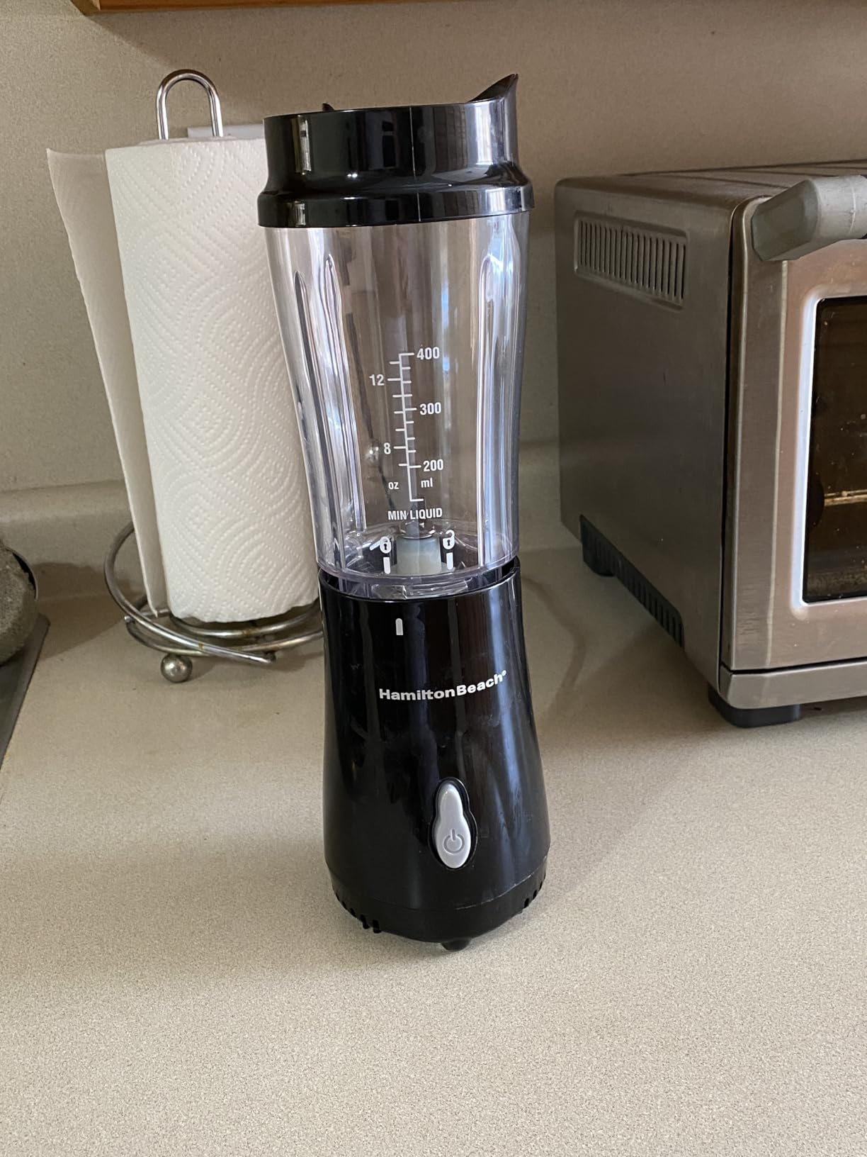 Hamilton Beach Portable Blender for Shakes and Smoothies, 14 Oz BPA Free Travel Cup & Lid, Durable Stainless Steel Blades, Personal Smoothie Blender, Coral (51171) Customer Review Hamilton Beach Portable Blender for Shakes and Smoothies, 14 Oz BPA Free Travel Cup & Lid, Durable Stainless Steel Blades, Personal Smoothie Blender, Coral (51171) - Customer Photo 1