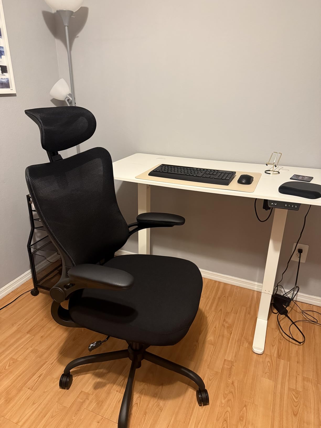 Marsail Ergonomic Office Chair: Office Desk Chair with High Back Mesh and Adjustable Lumbar Support Rolling Work Swivel Task Chairs with Wheel 3D Armrests and Headrest Customer Review Marsail Ergonomic Office Chair: Office Desk Chair with High Back Mesh and Adjustable Lumbar Support Rolling Work Swivel Task Chairs with Wheel 3D Armrests and Headrest - Customer Photo 5