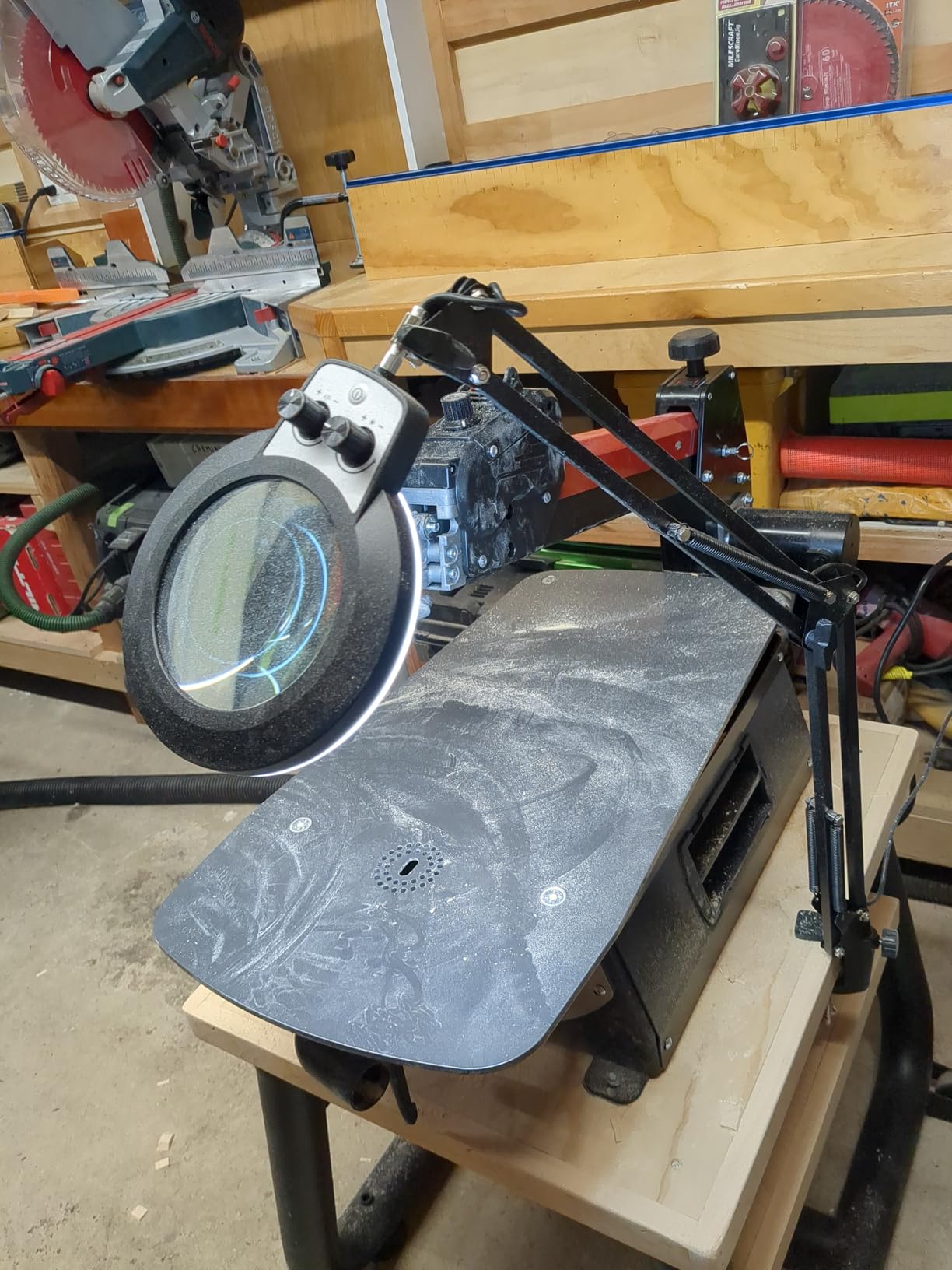 Bucktool 22 Inch Variable Speed Scroll, 1.3A Scroll Saw for Woodworking customer photo 2