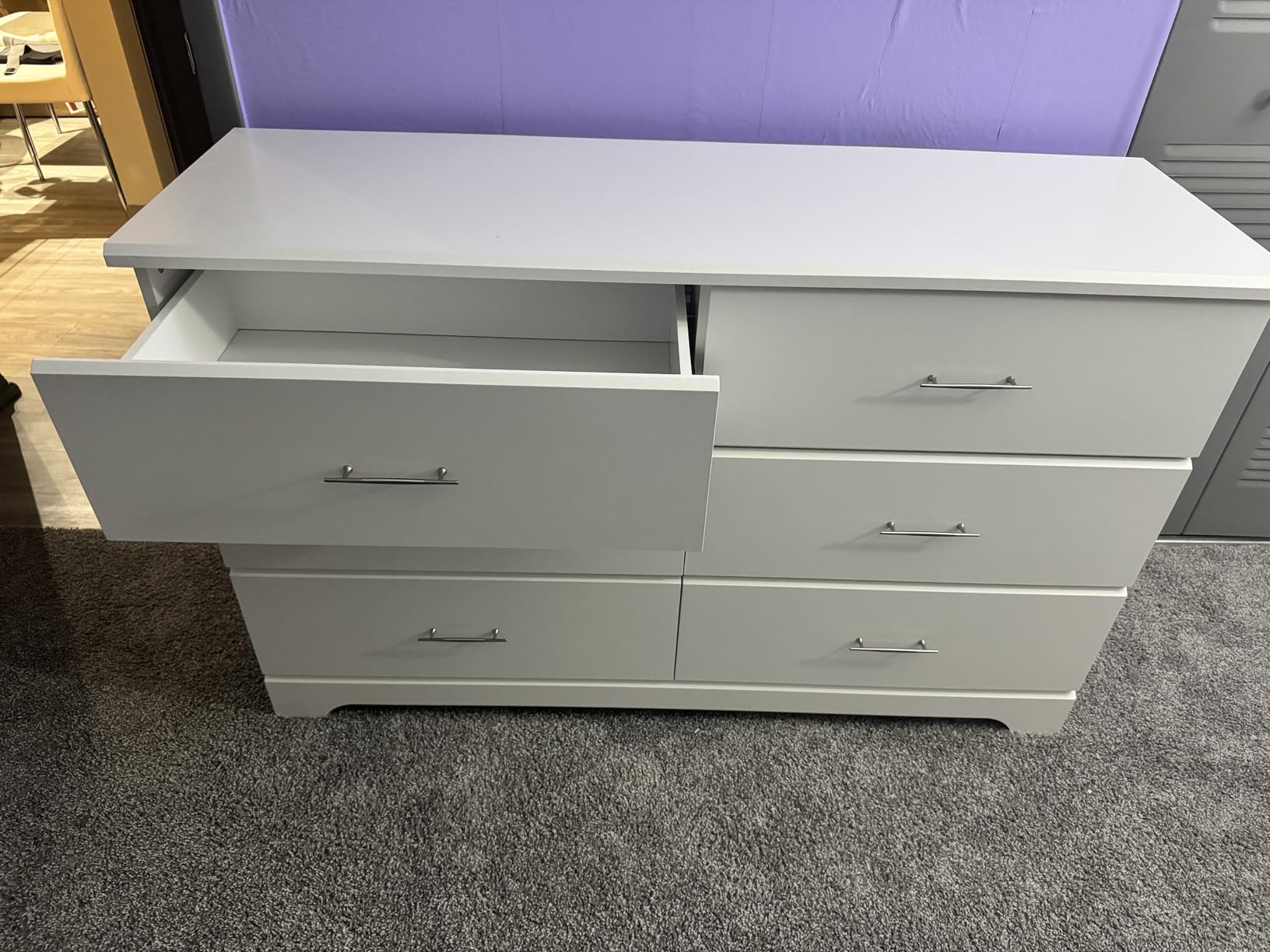 Storkcraft Brookside 6-Drawer Dresser (Driftwood) – GREENGUARD Gold Certified, Wood Dresser for Bedroom, Kids & Nursery Storage Chest, Safety Interlocking Drawers, Pre-Installed Tracks, Kids Chest - Customer Photo 1