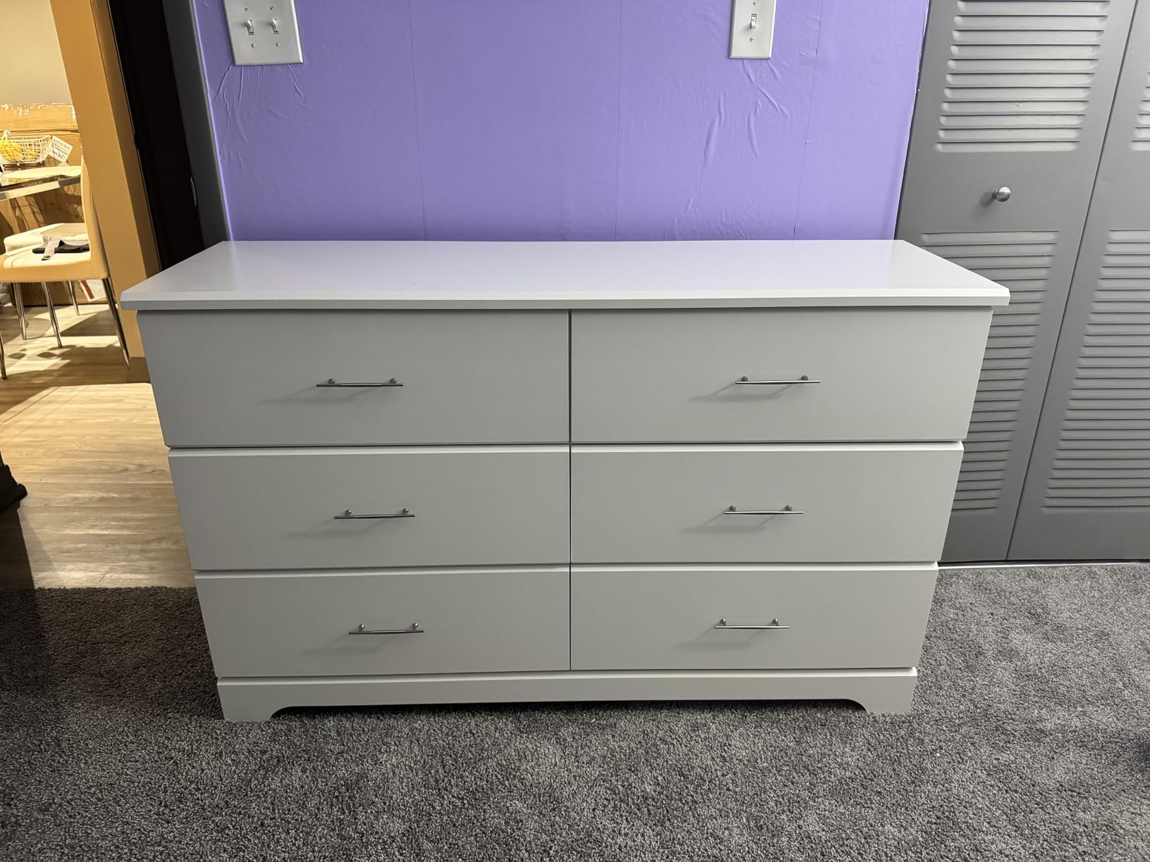 Storkcraft Brookside 6-Drawer Dresser (Driftwood) – GREENGUARD Gold Certified, Wood Dresser for Bedroom, Kids & Nursery Storage Chest, Safety Interlocking Drawers, Pre-Installed Tracks, Kids Chest - Customer Photo 2