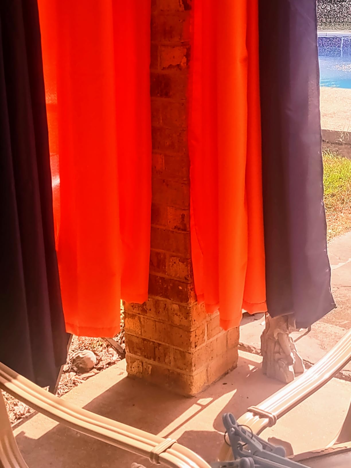 HolidayIdeas Outdoor Curtains for Patio Waterproof, 6 Panels - 54x84 Inches - Weatherproof Privacy Outsides Curtains for Cabana Porch Pergola, Sunlight & UV Blocking (Cream, Grommet Top) Customer Review HolidayIdeas Outdoor Curtains for Patio Waterproof, 6 Panels - 54x84 Inches - Weatherproof Privacy Outsides Curtains for Cabana Porch Pergola, Sunlight & UV Blocking (Cream, Grommet Top) - Customer Photo 4