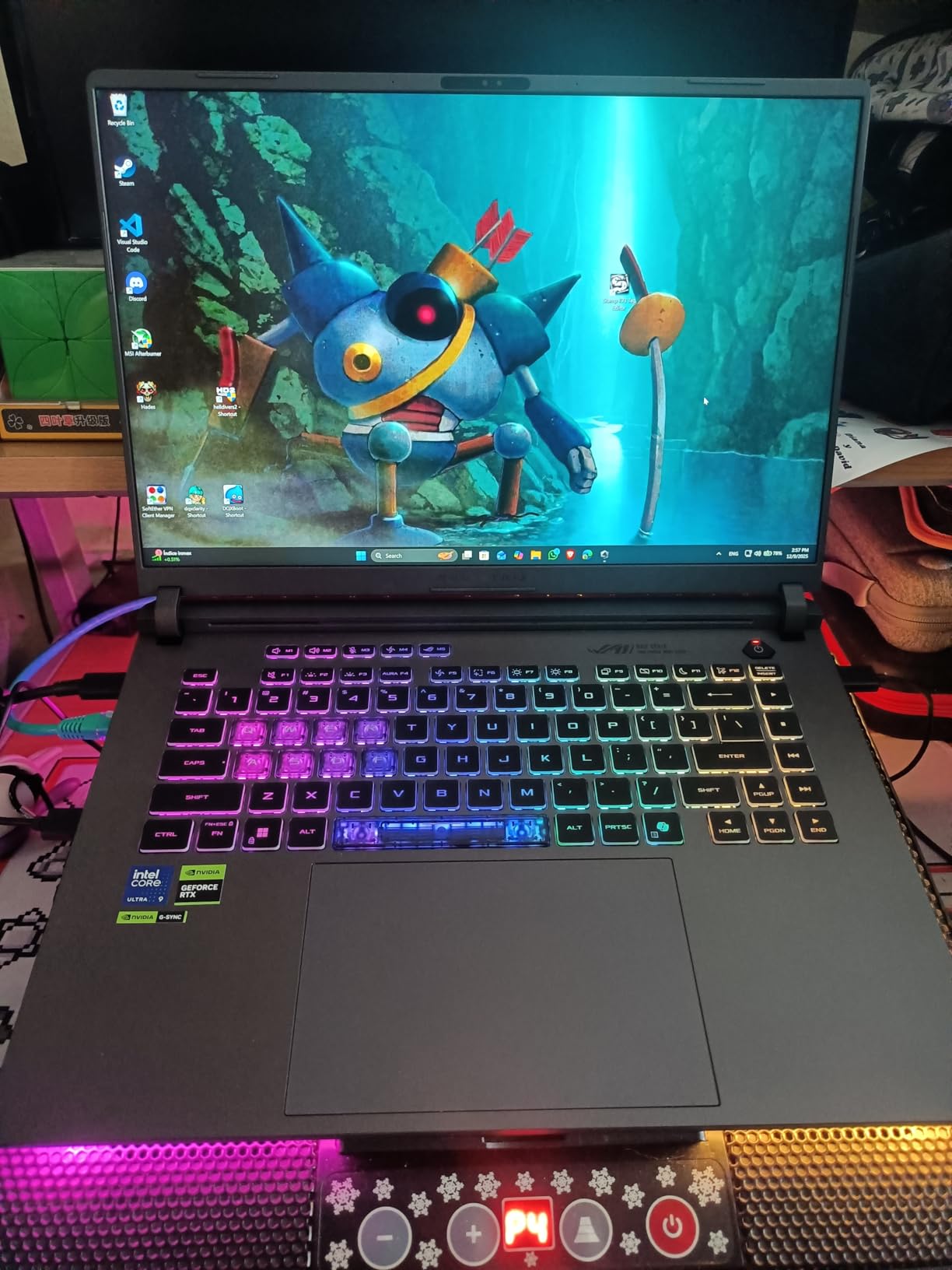 ASUS ROG Strix G16 Gaming Laptop, 165Hz Display, NVIDIA GeForce RTX 4060, Intel Core i7-13650HX, 16GB DDR5, 1TB PCIe Gen4 SSD, Wi-Fi 6E, Windows 11, G614JV-AS74 - Customer Photo 1