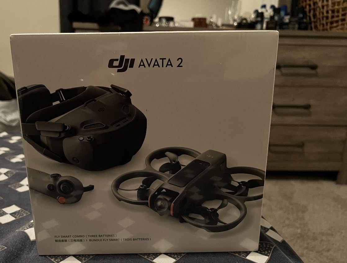 DJI Avata 2 Fly More Combo (1 Battery), FPV Drones with Camera for Adults 4K, Immersive Experience, Built-in Propeller Guard, Easy Flip/Roll, FAA Remote ID Compliant, POV Content Drone, Black - Customer Photo 1