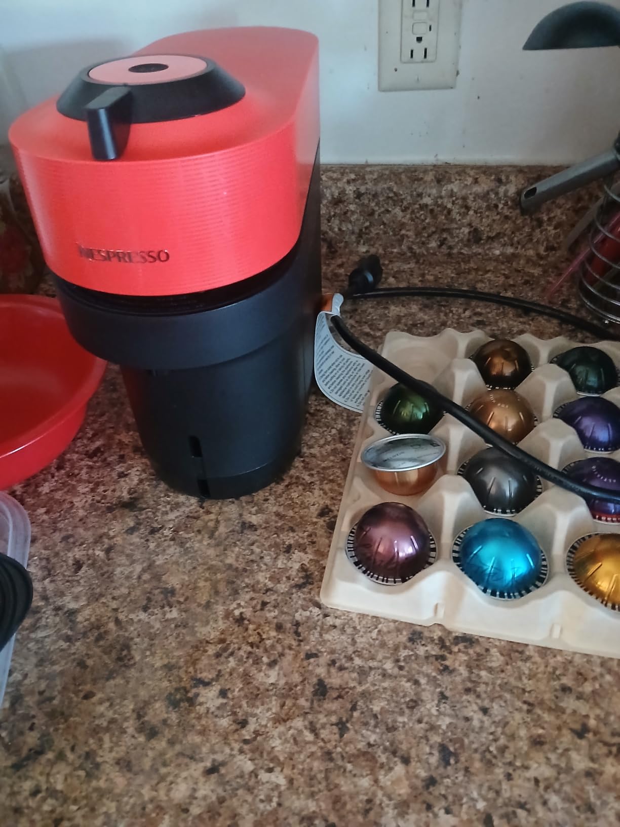 Nespresso Vertuo Pop+ Coffee and Espresso Maker by Breville, Coconut White Customer Review Nespresso Vertuo Pop+ Coffee and Espresso Maker by Breville, Coconut White - Customer Photo 2