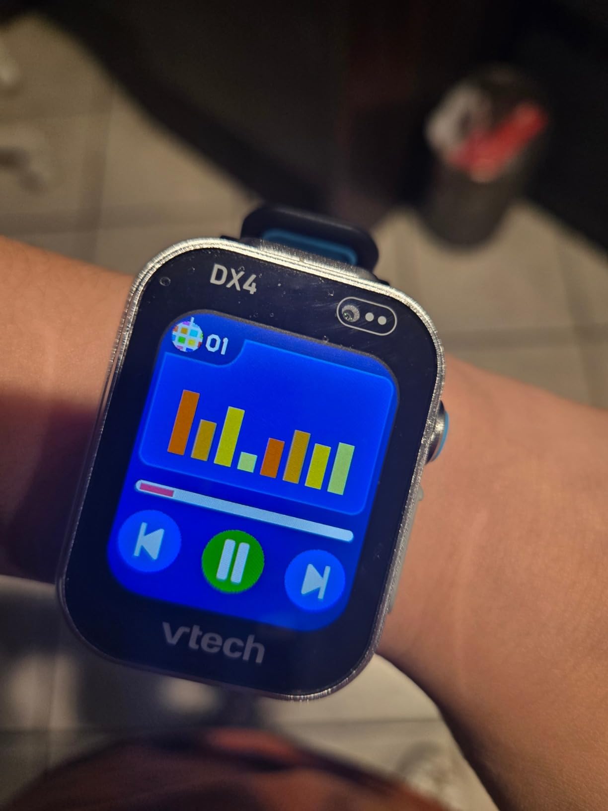 VTech KidiZoom Smartwatch DX4, Purple - Customer Photo 4