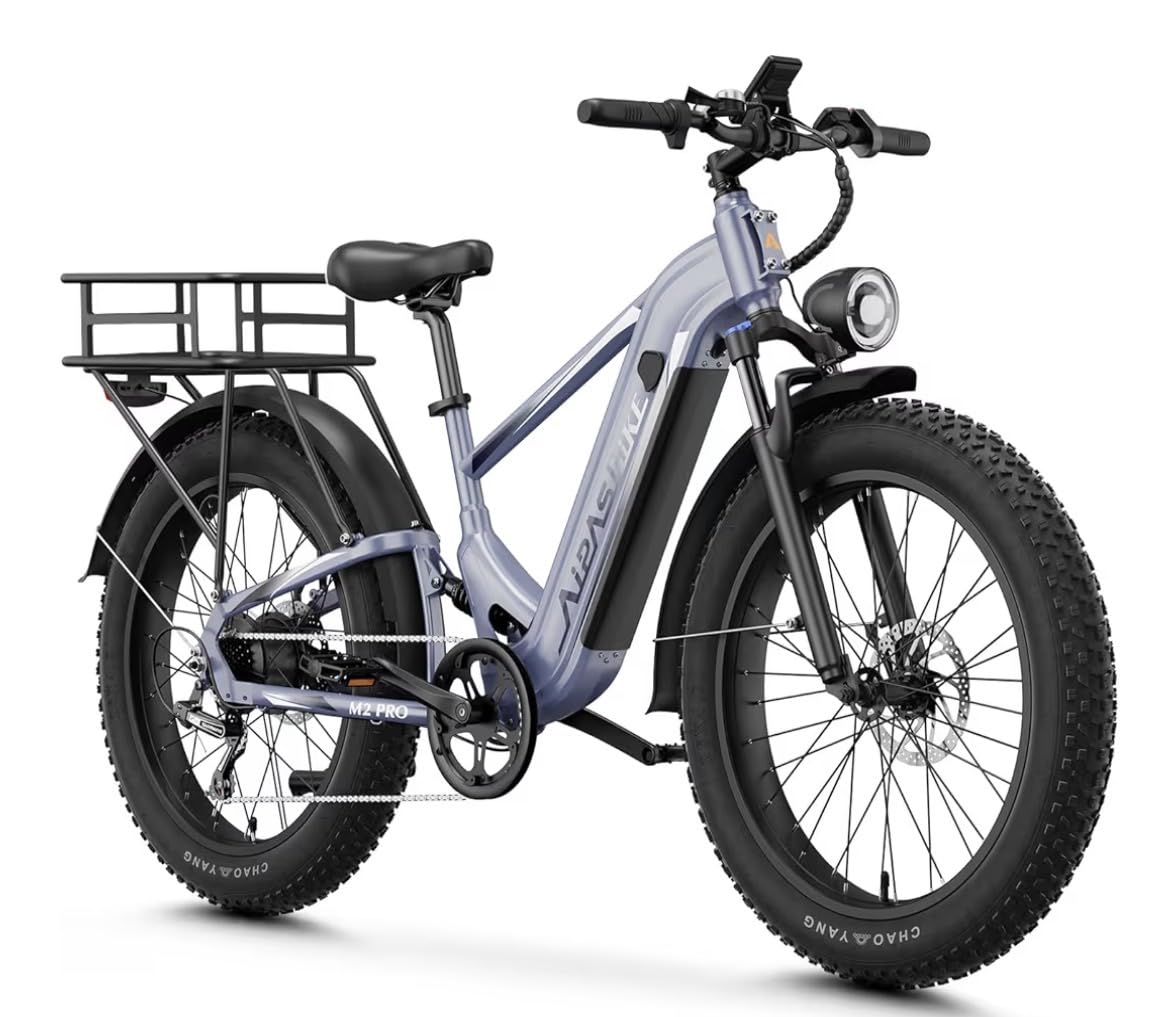 LEONX M2 Pro Electric Bike,1800W Motor Electric Bike for Adults, 26'' x 4.0'' Fat Tire Ebike with 48V 17.5AH Battery, 36MPH 85Miles Long Range Electric Mountain Bike, Up to 110 Nm Customer Review LEONX M2 Pro Electric Bike,1800W Motor Electric Bike for Adults, 26'' x 4.0'' Fat Tire Ebike with 48V 17.5AH Battery, 36MPH 85Miles Long Range Electric Mountain Bike, Up to 110 Nm - Customer Photo 1