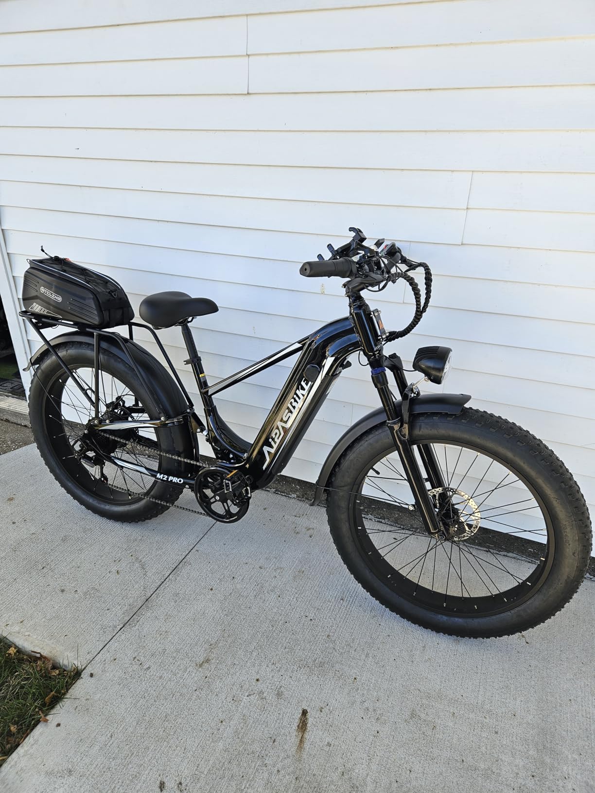 LEONX M2 Pro Electric Bike,1800W Motor Electric Bike for Adults, 26'' x 4.0'' Fat Tire Ebike with 48V 17.5AH Battery, 36MPH 85Miles Long Range Electric Mountain Bike, Up to 110 Nm Customer Review LEONX M2 Pro Electric Bike,1800W Motor Electric Bike for Adults, 26'' x 4.0'' Fat Tire Ebike with 48V 17.5AH Battery, 36MPH 85Miles Long Range Electric Mountain Bike, Up to 110 Nm - Customer Photo 2