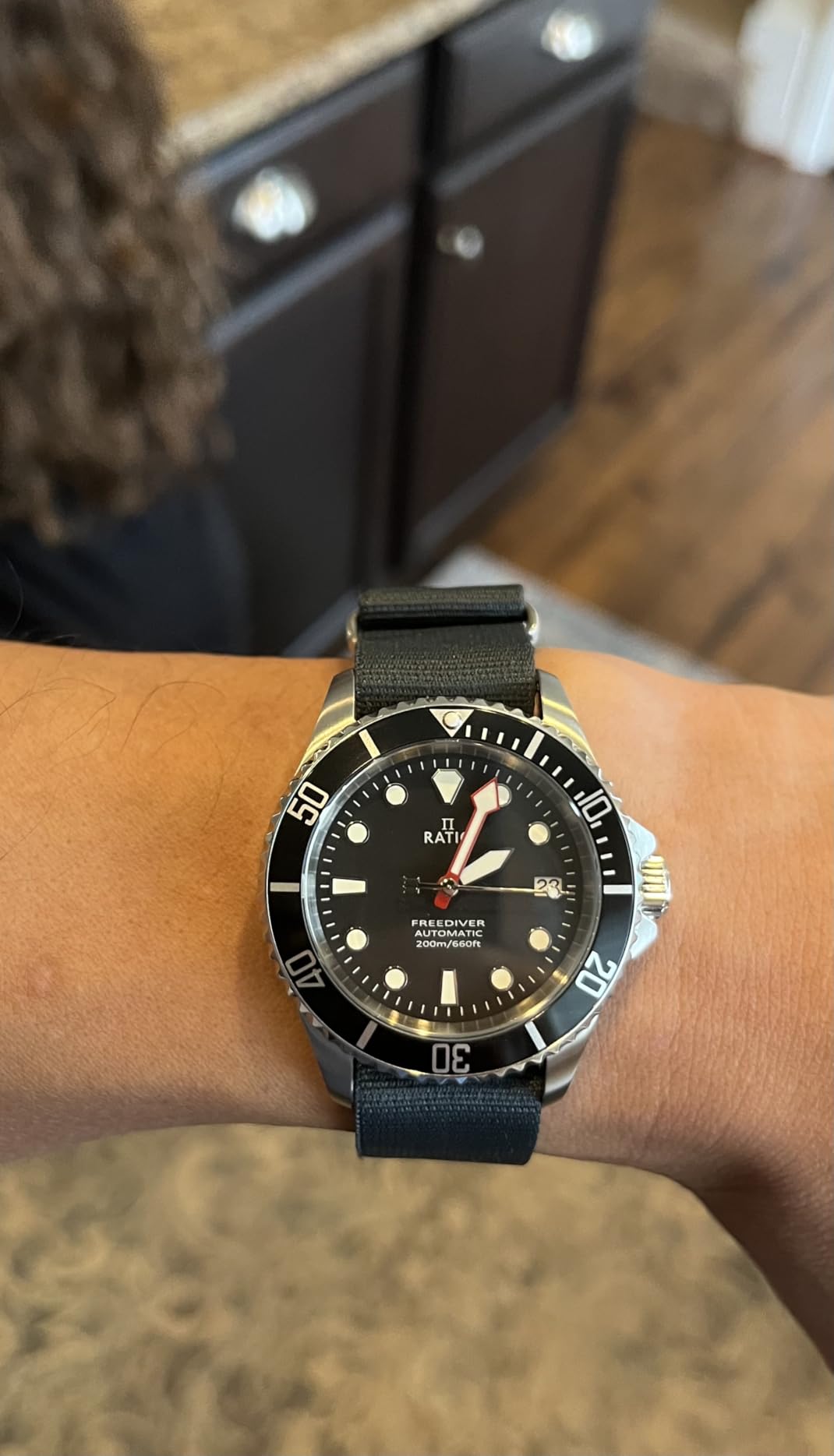 RATIO FreeDiver Sapphire Crystal Diver Watch Japanese Automatic Movement Dive Watch 200m Water Resistant Diving Watch - Customer Photo 2