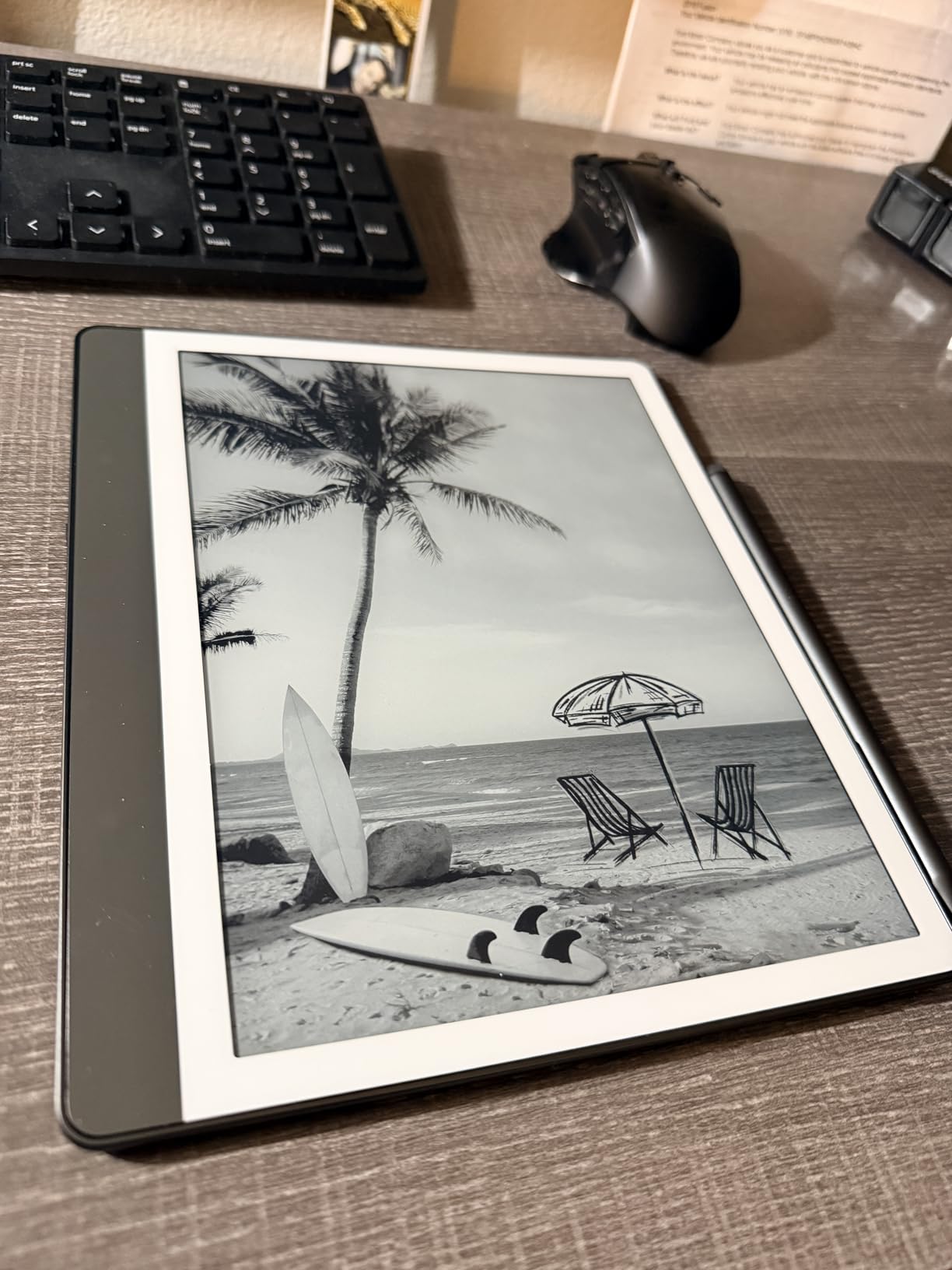 Kindle Scribe (16GB) - Your notes, documents and books, all in one place. With built-in AI notebook summarization. Includes Premium Pen - Tungsten customer photo 1