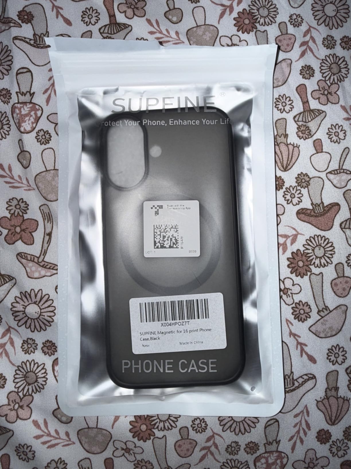 SUPFINE Magnetic for iPhone 11 Phone Case(Compatible with MagSafe)(Military Grade Drop Protection) Translucent Matte Shockproof Phone Cover,Black - Customer Photo 2